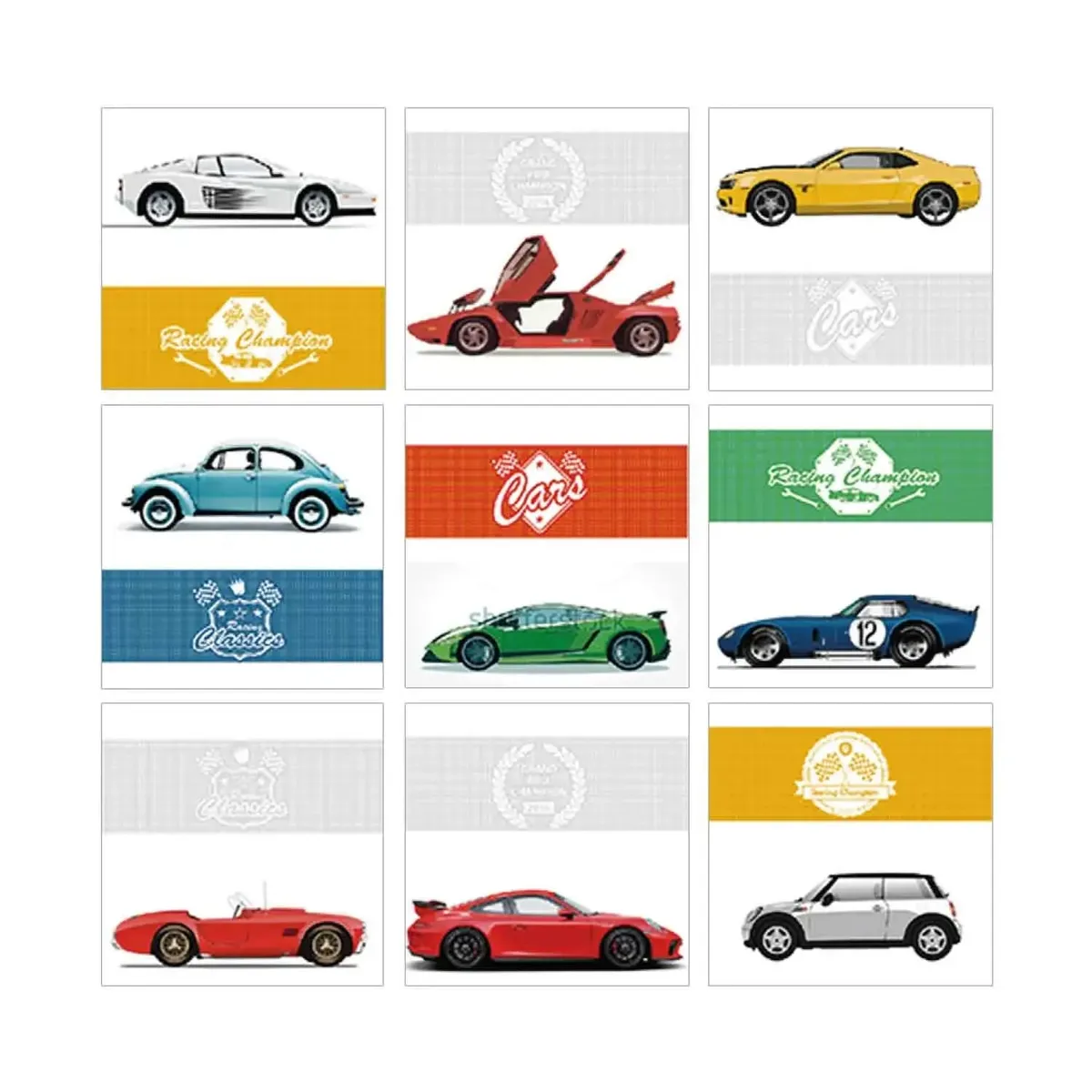 KANTU - LISTELO VINIL CARS X 9 UND