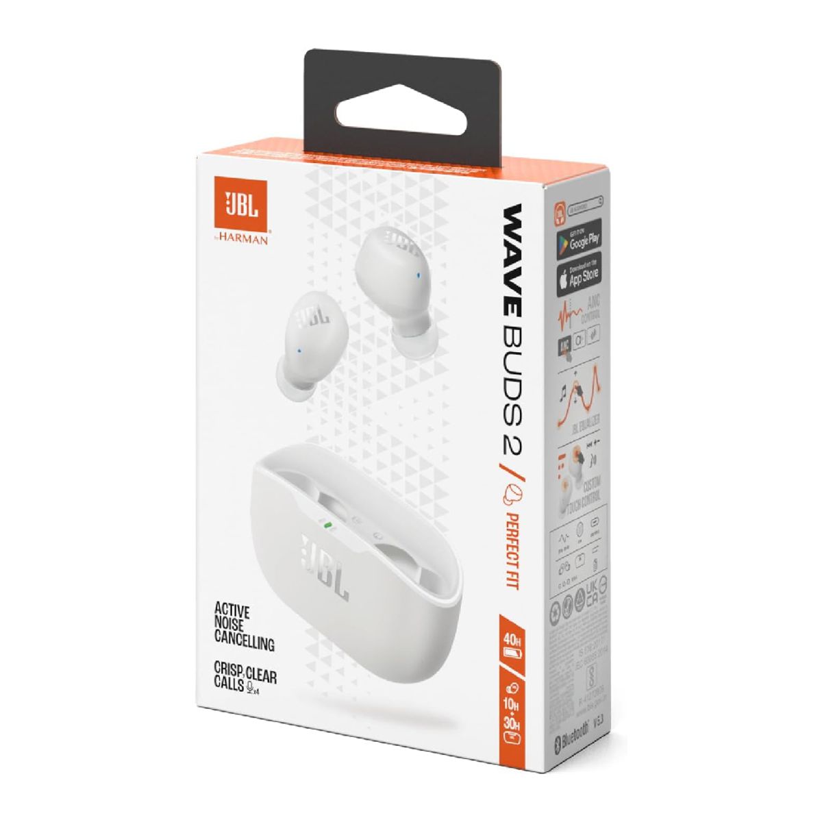 JBL - Audífonos Inalámbricos JBL Wave Buds 2 True Wireless con ANC y 40 Horas