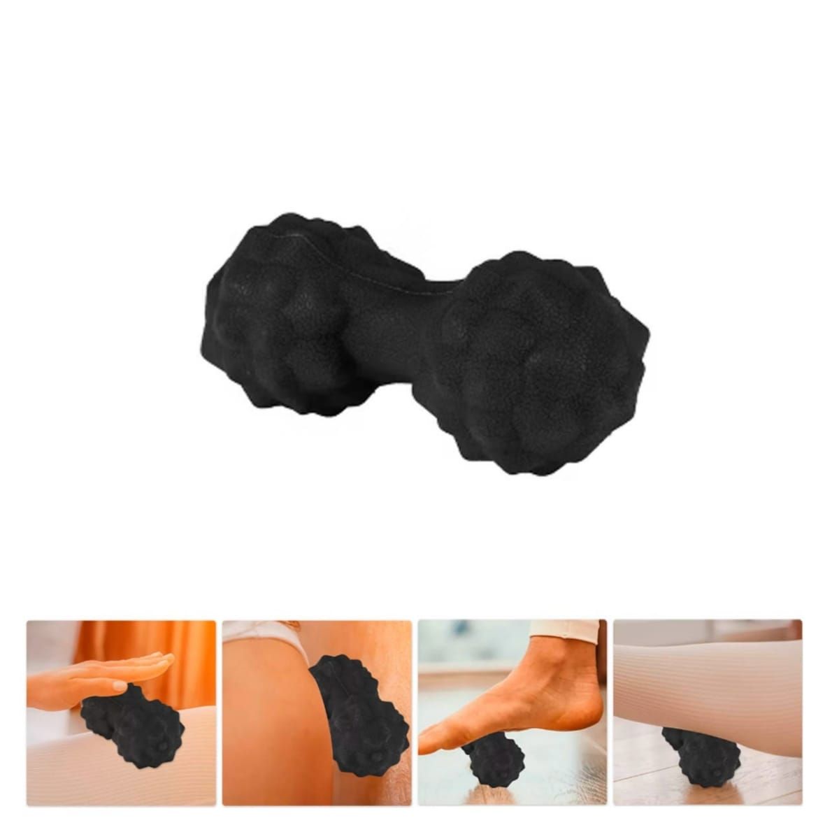 GENERICO - PELOTA DE MASAJE FLOTANTE YOGA ESTILO CACAHUATE  PUNTO GATILLO