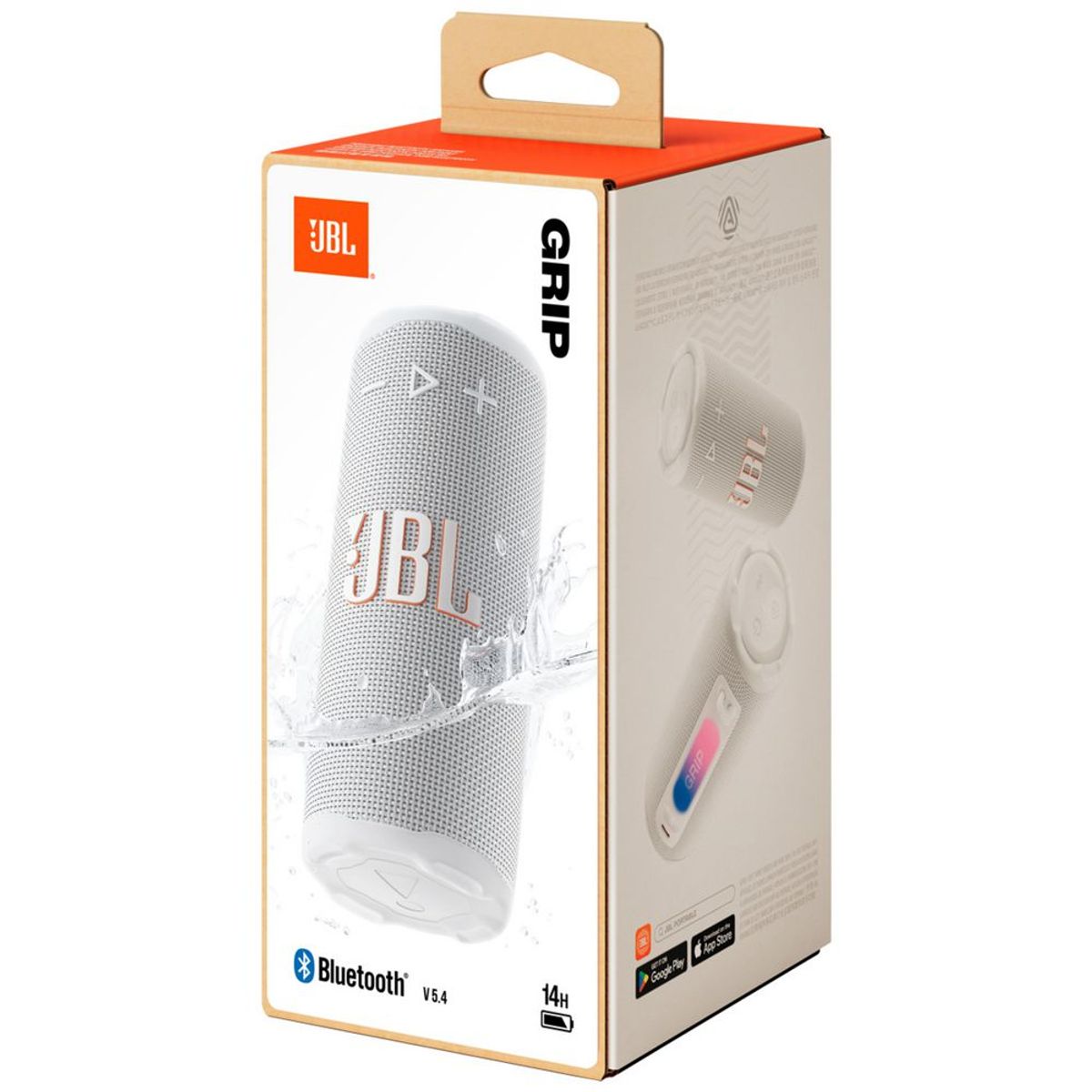 JBL - JBL GRIP  - COLOR BLANCO - PARLANTE BLUETOOTH PORTATIL 16 WATTS