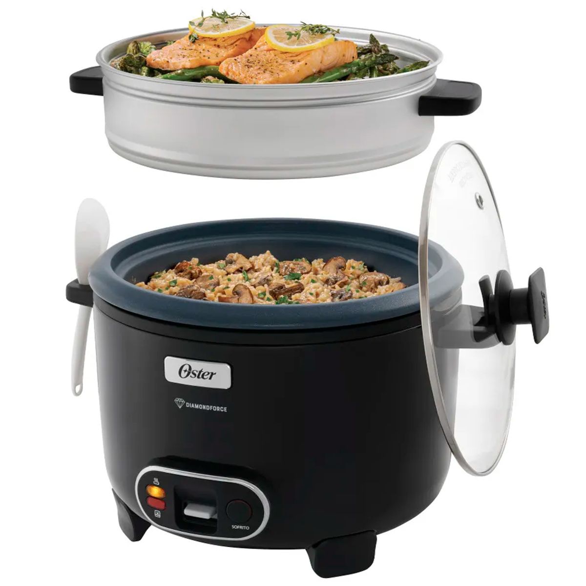 OSTER - Olla Arrocera 3 en 1 Oster 2.6 Litros CKSTRC15DFBLK