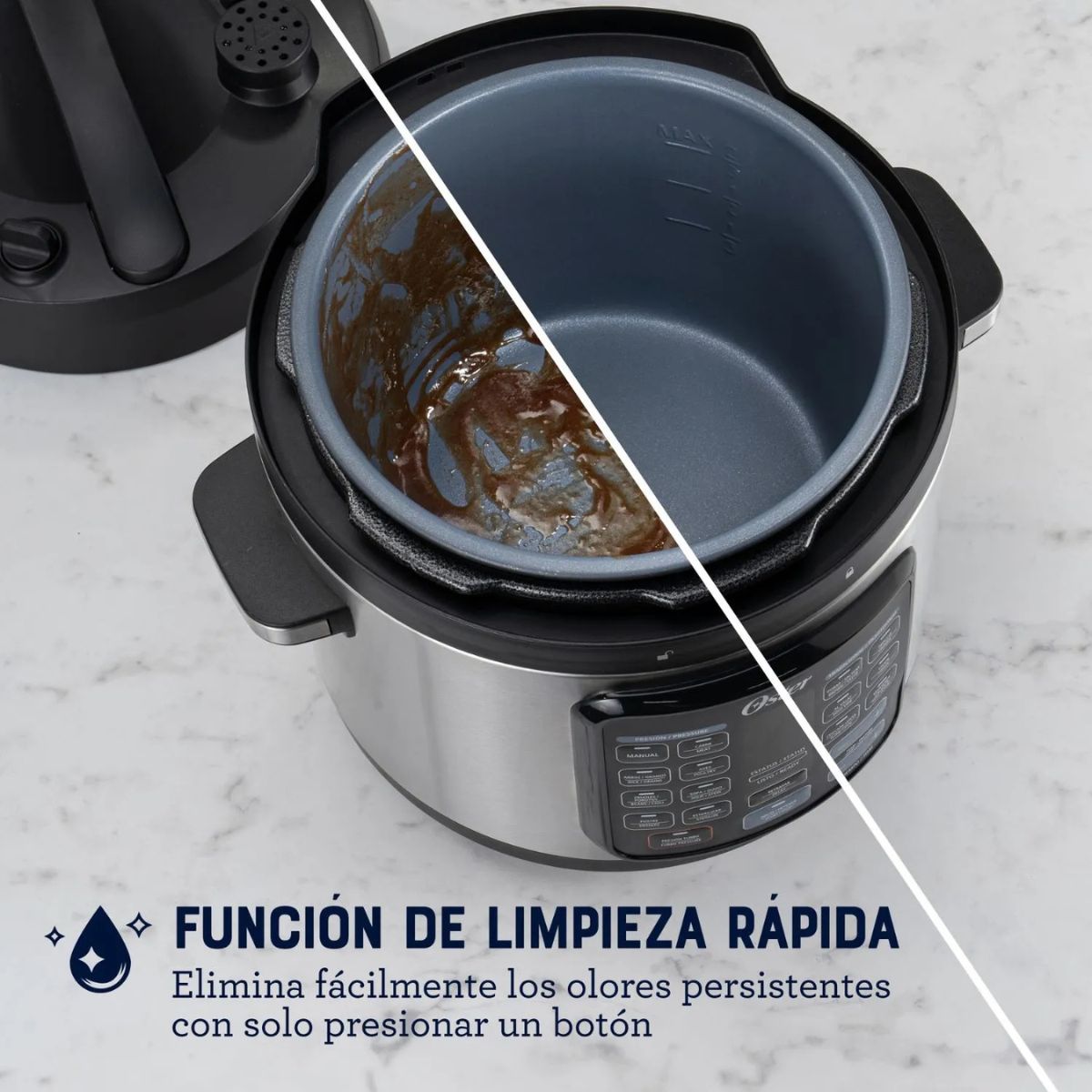 OSTER - Multiolla Turbo Oster 5.7l Panel Digital Y Recubrimiento Diamondforce