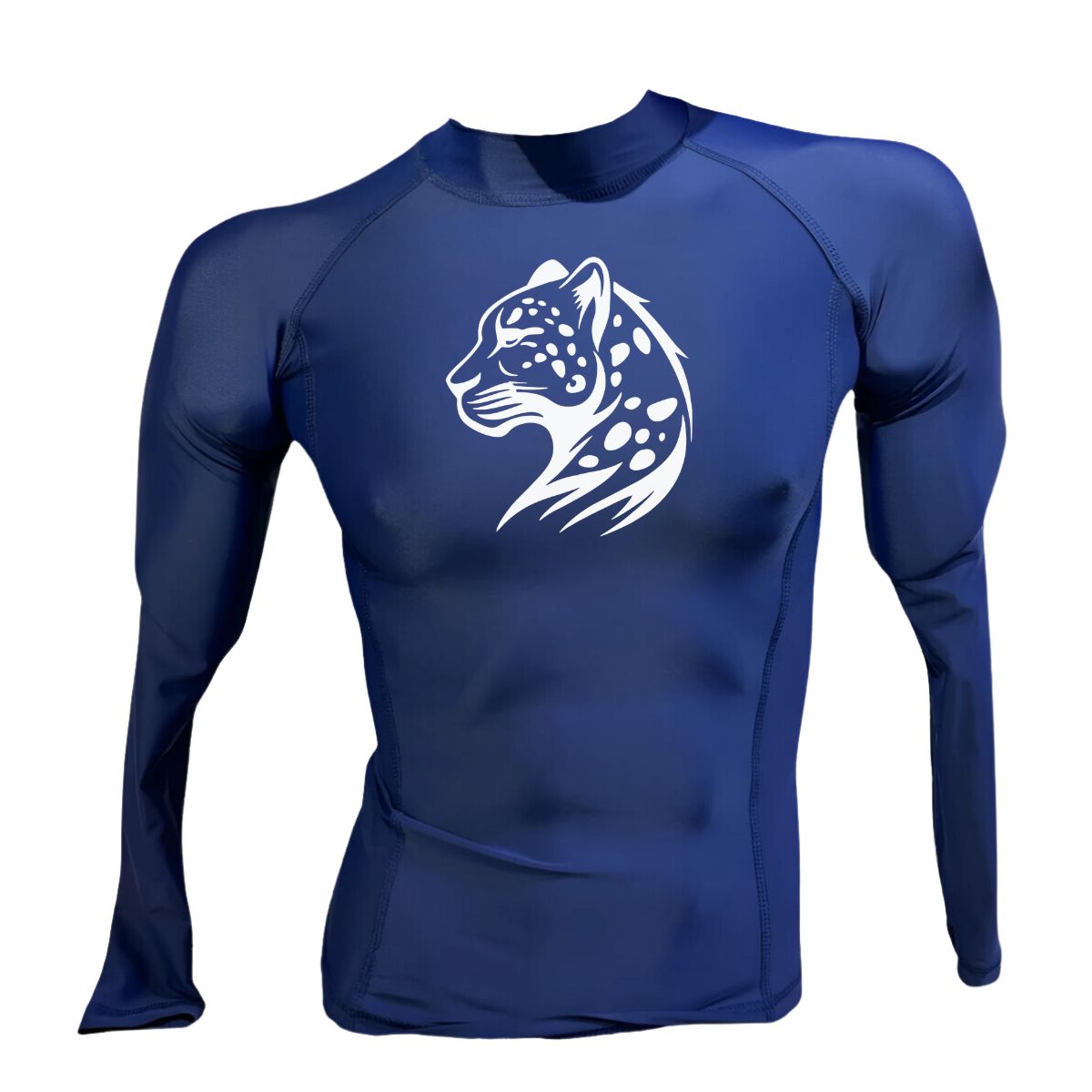 AQUA&MODA - LICRA CON PROTECCION UV AQUAMODA LAMLGPDBRA GUEPARDO UNISEX AZUL LOGO BLANCO REFLECTIVO