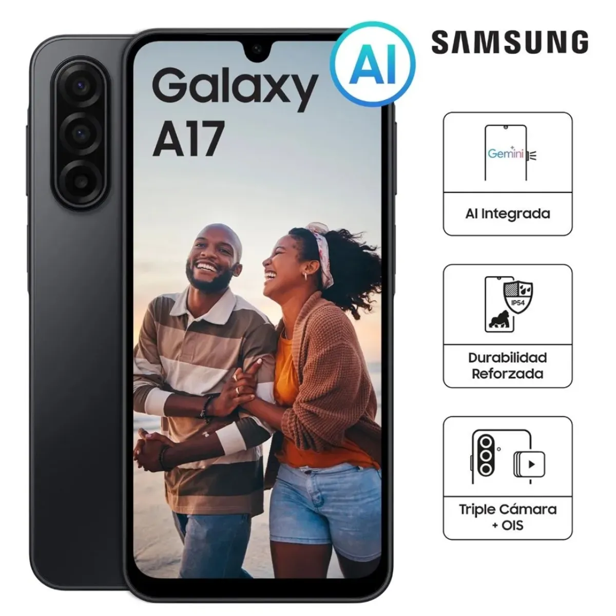 SAMSUNG - Celular Samsung Galaxy A17 8GBb 256GB