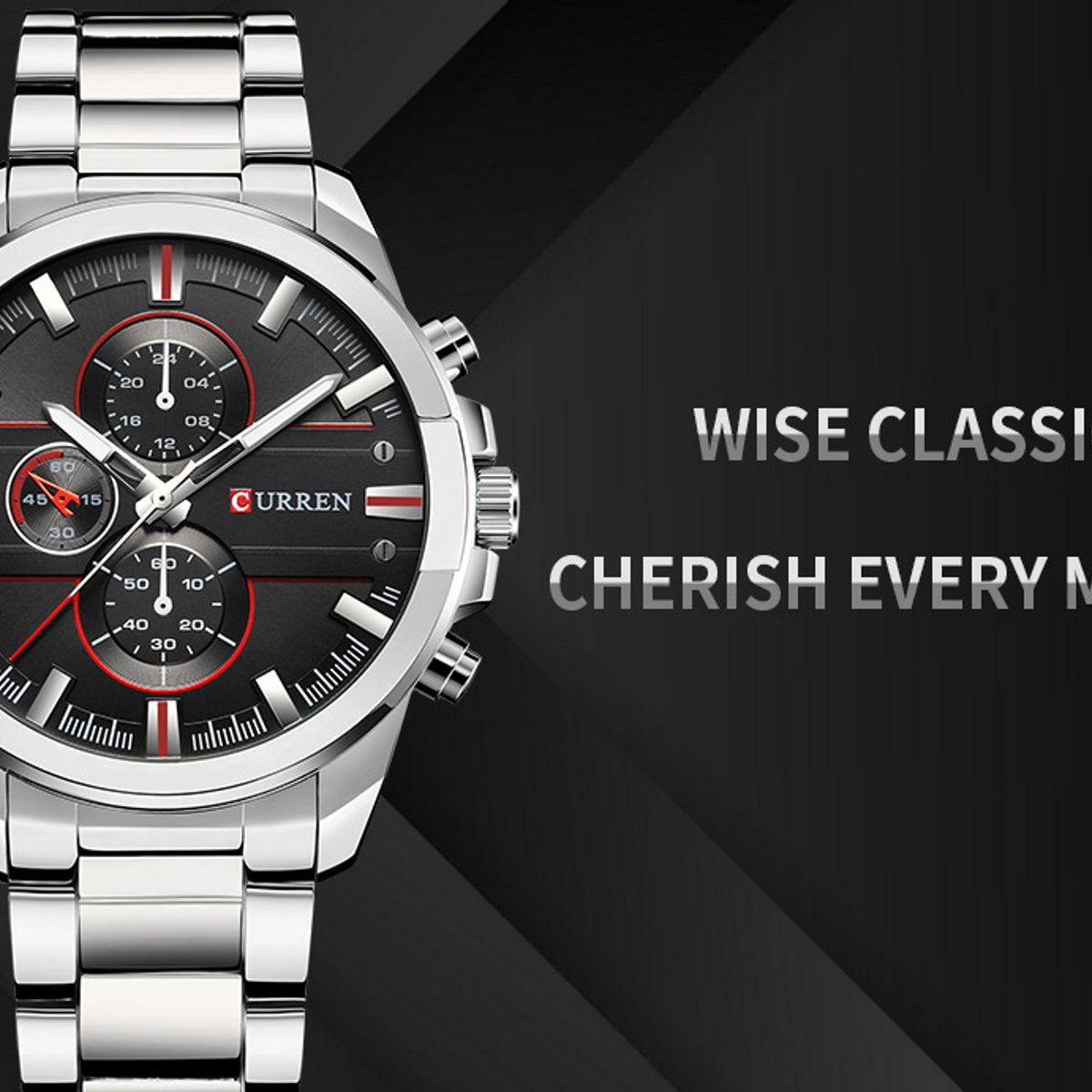 CURREN - Reloj Curren Hombre - Plata