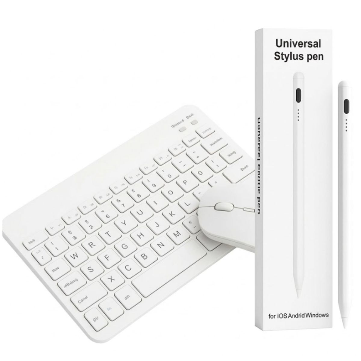 GENERICO - Teclado Con Mouse Bluetooth Inalambrico Para Tablet + Lapiz Universal