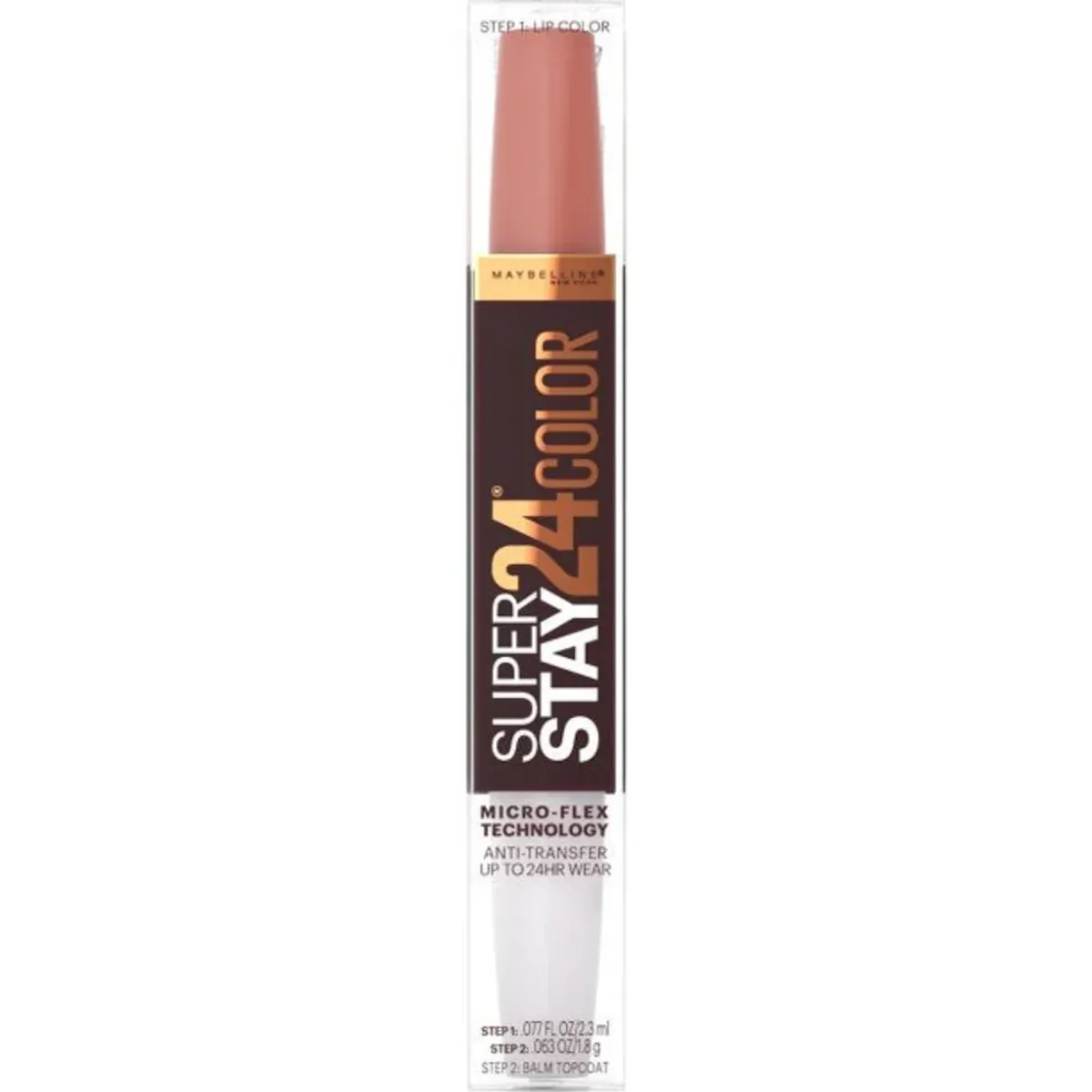 MAYBELLINE - Labial líquido Maybelline SuperStay 24 de 2 pasos 325 Chai Once More