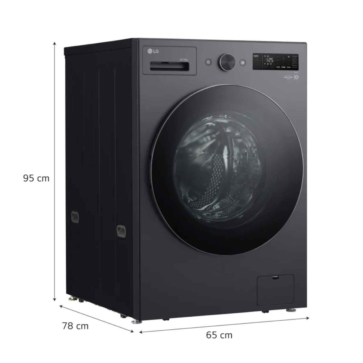 LG - Lavaseca WD20EGNTSPG 20kg10kg AI DD Carga Frontal Grafito LG