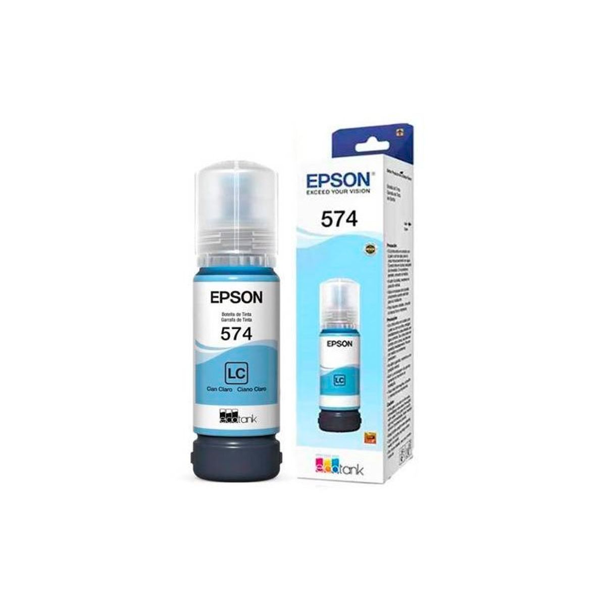 EPSON - TINTA EPSON T574520 CYAN LITH P L8050 L18050