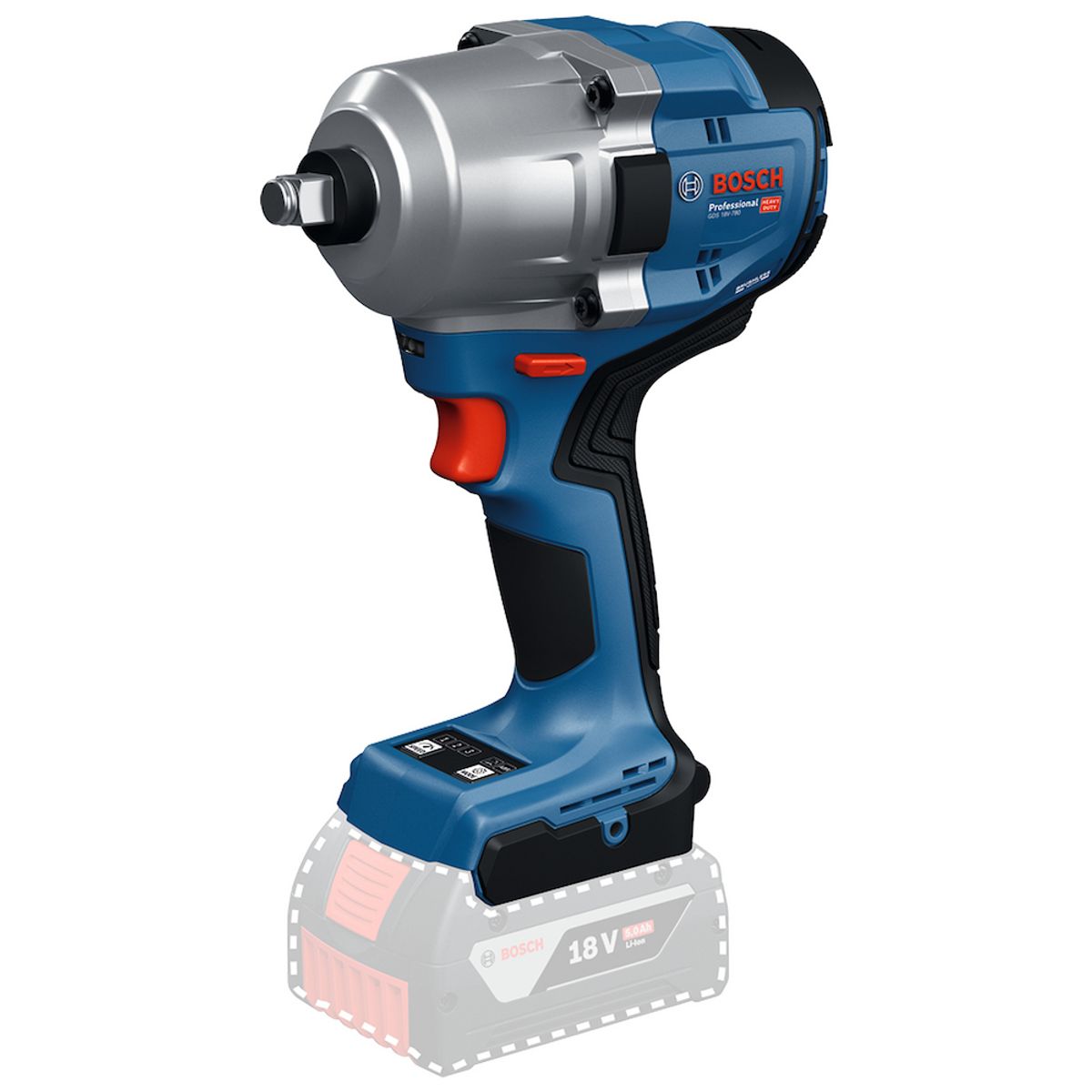 Bosch - Llave de impacto Bosch 12 GDS 18V-780 PRO Brushless 780Nm Sin Bat