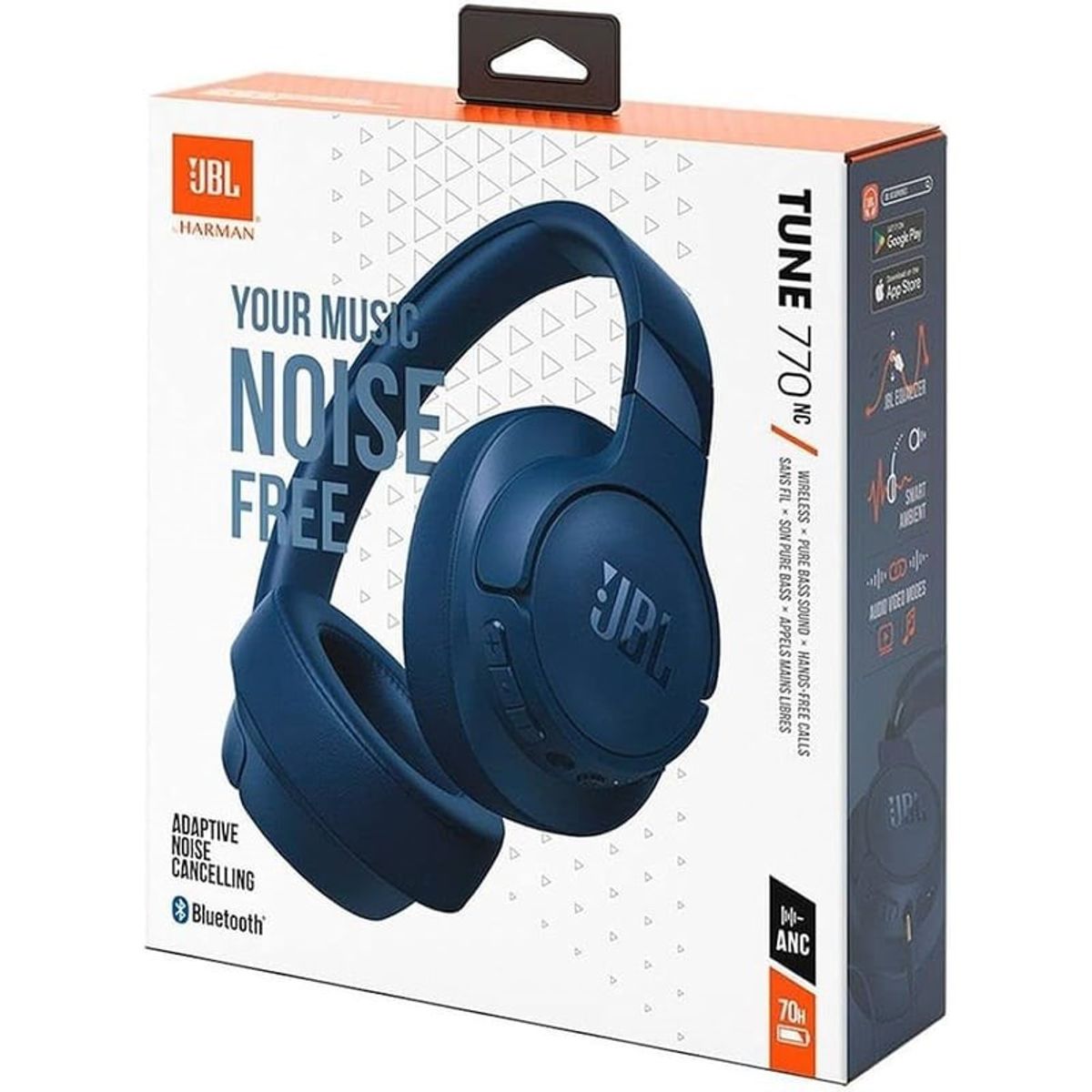 JBL - Audifonos JBL Tune 770 BT Headphone Bluetooth Over Ear - AZUL