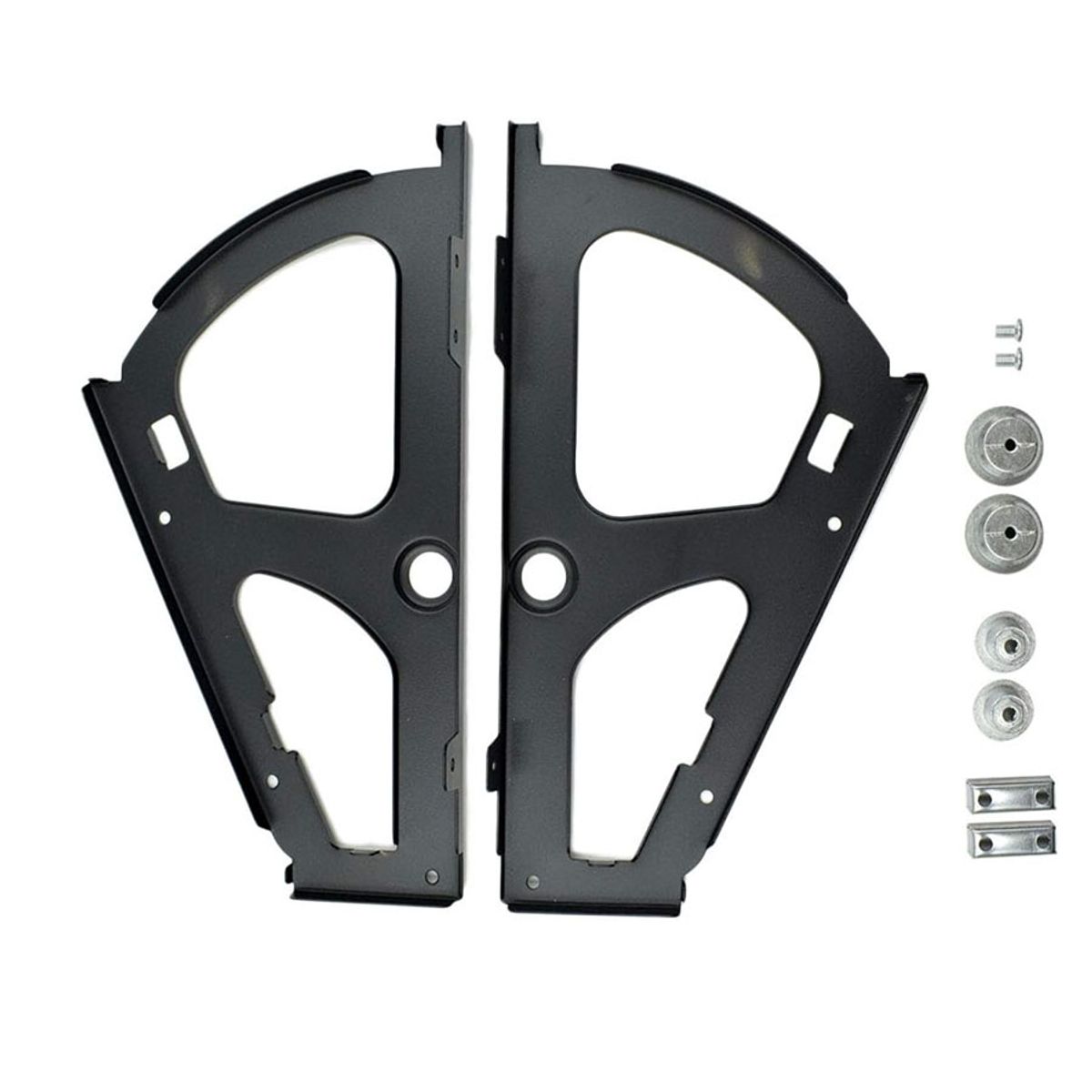 GENERICO - Bisagra Sistema Mueble Zapatera 1 Fila color Negro