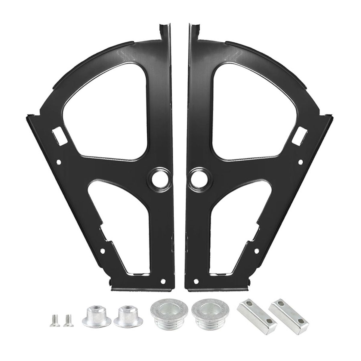 GENERICO - Bisagra Sistema Mueble Zapatera 1 Fila color Negro