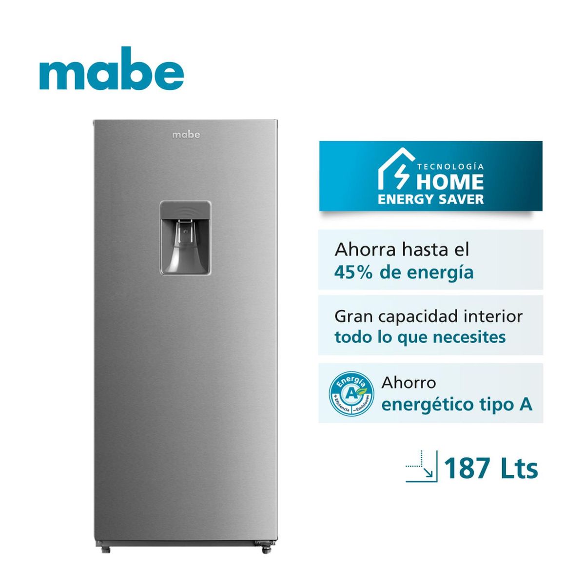 MABE - Combo Refrigerador monopuerta 187L RMU202PXPRS1 +Cocina de Piso a Gas  52 cm TX5110P2 mabe