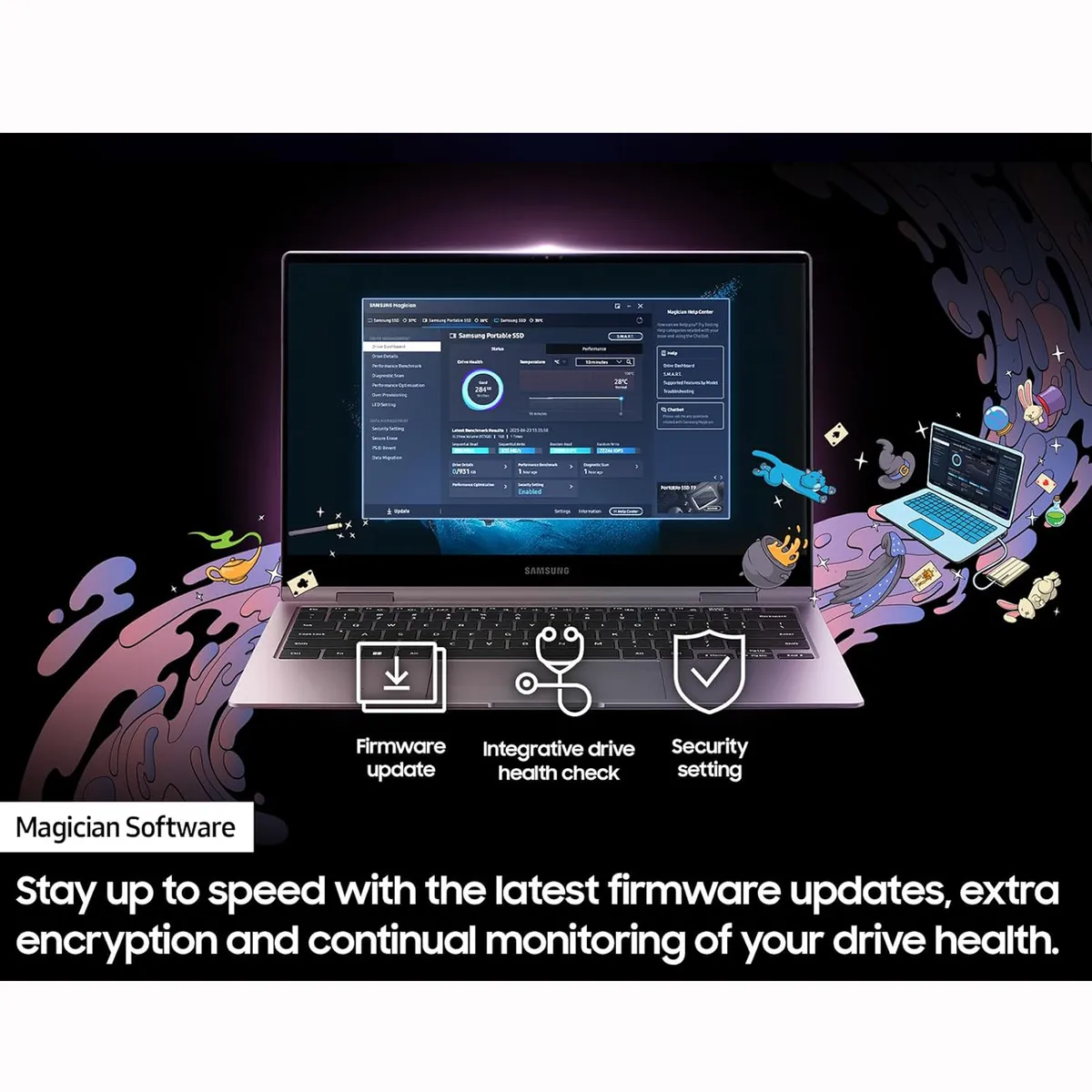 SAMSUNG - SSD Portatil Externo Samsung T9 4TB 2,000mb/s USB 3.2