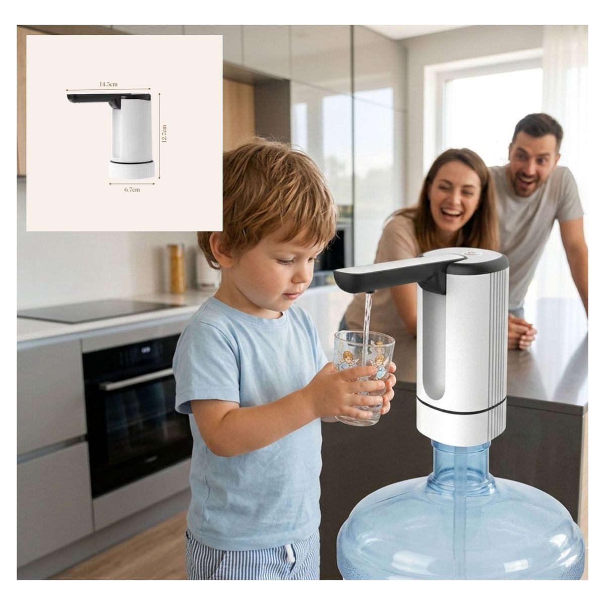 GENERICO - Dispensador de Agua Bidon Pack x 2 Unds