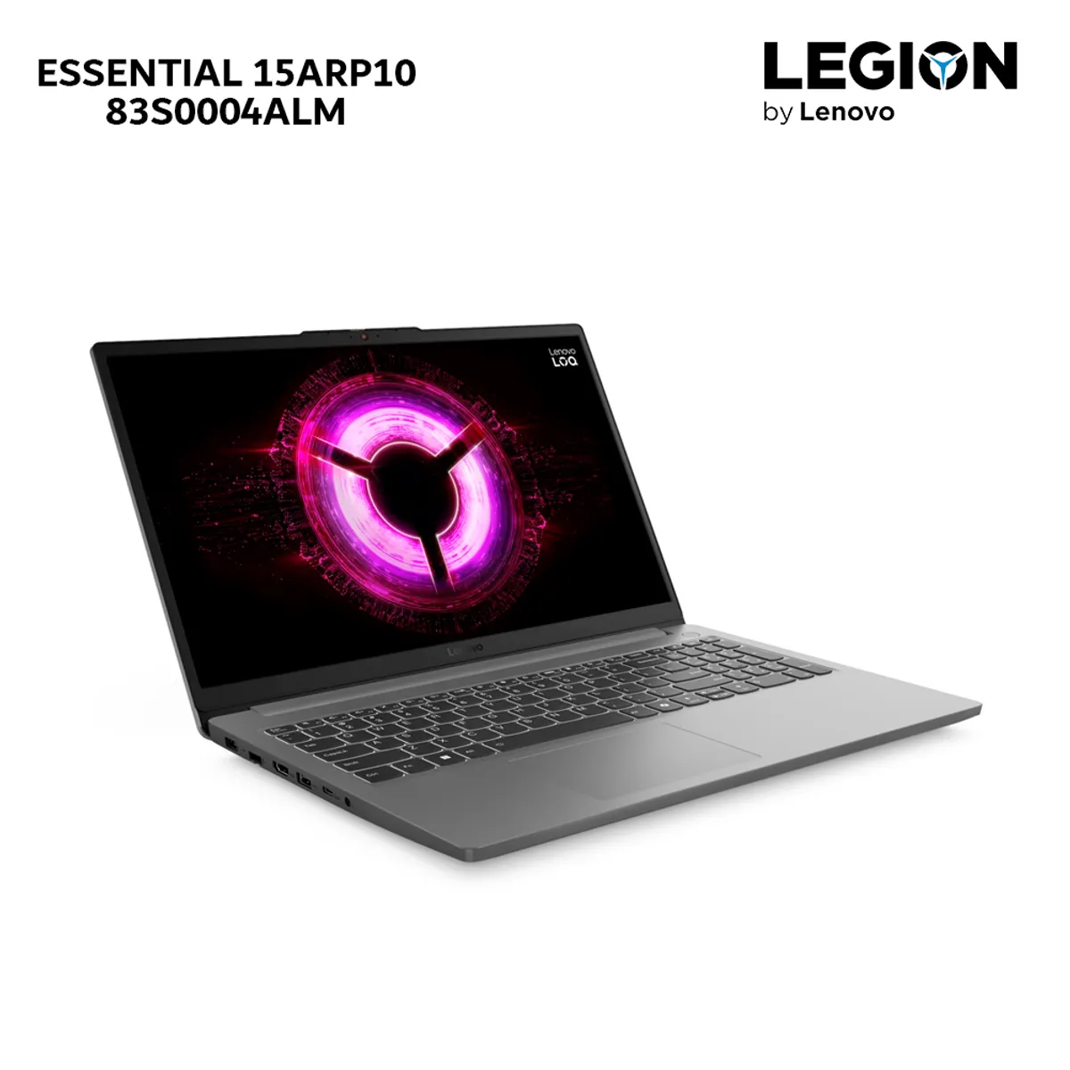 LENOVO - Laptop Lenovo Loq 15ARP10E Ryzen7-7735HS Ram 16Gb DDR5 512Gb SSD Rtx4050 6Gb 15.6 FHD IPS-83S0004ALM