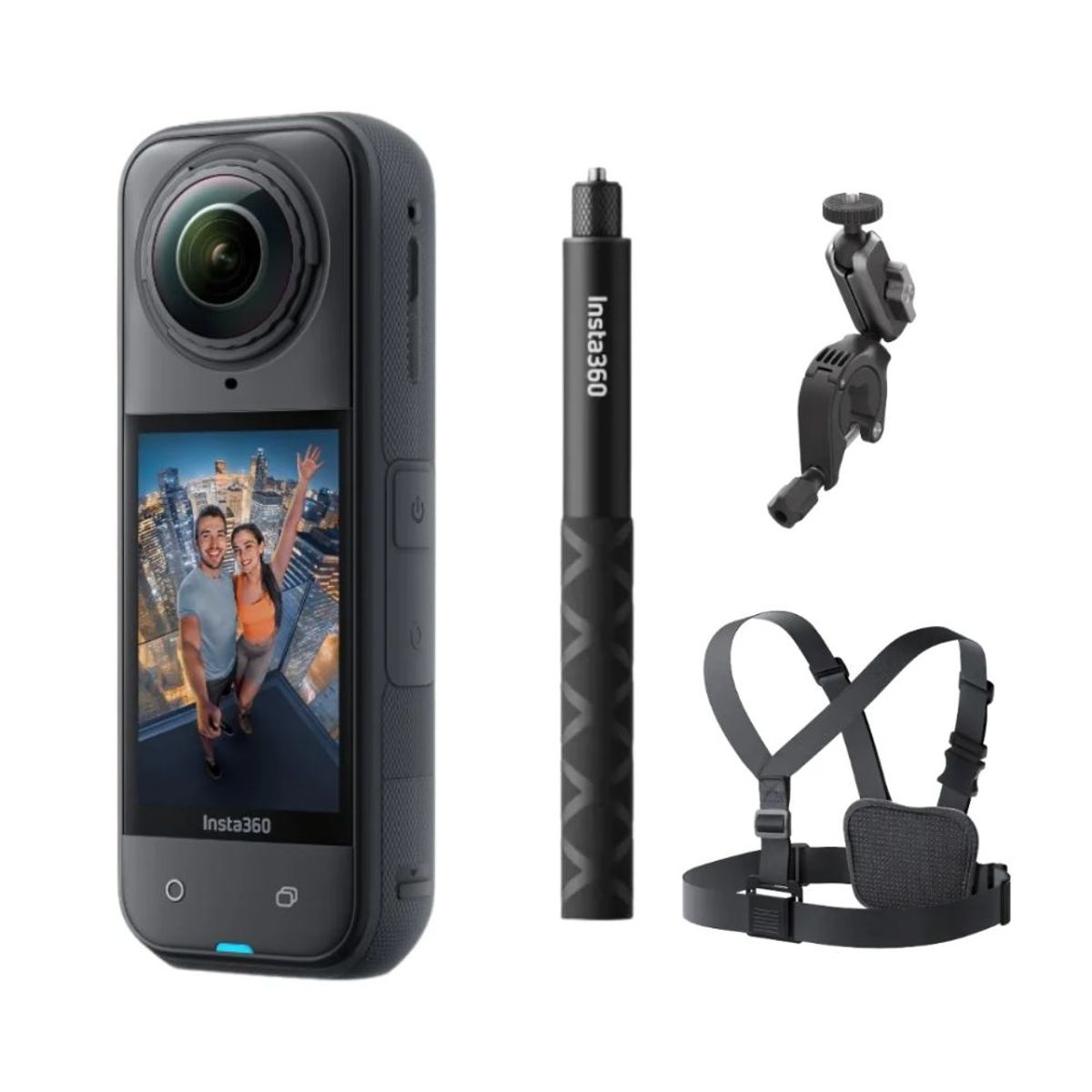 Insta360 - Cámara De Acción Insta360 X5 pack Ciclista