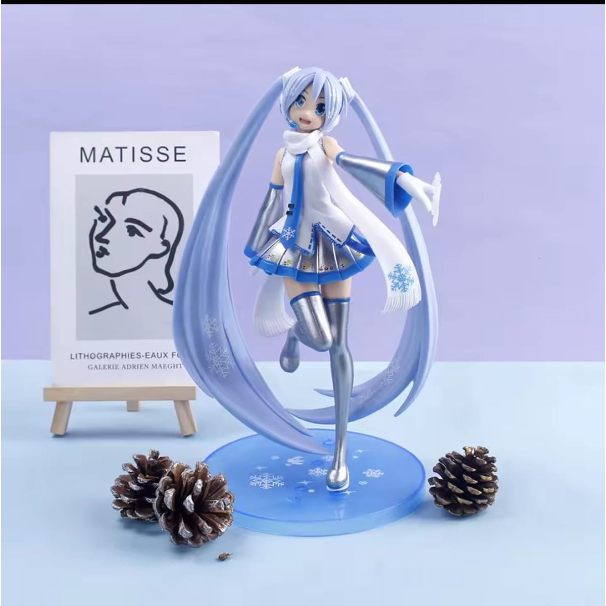 GENERICO - Figura Hatsune Miku Frozen Sin Caja  Coleccionable Anime