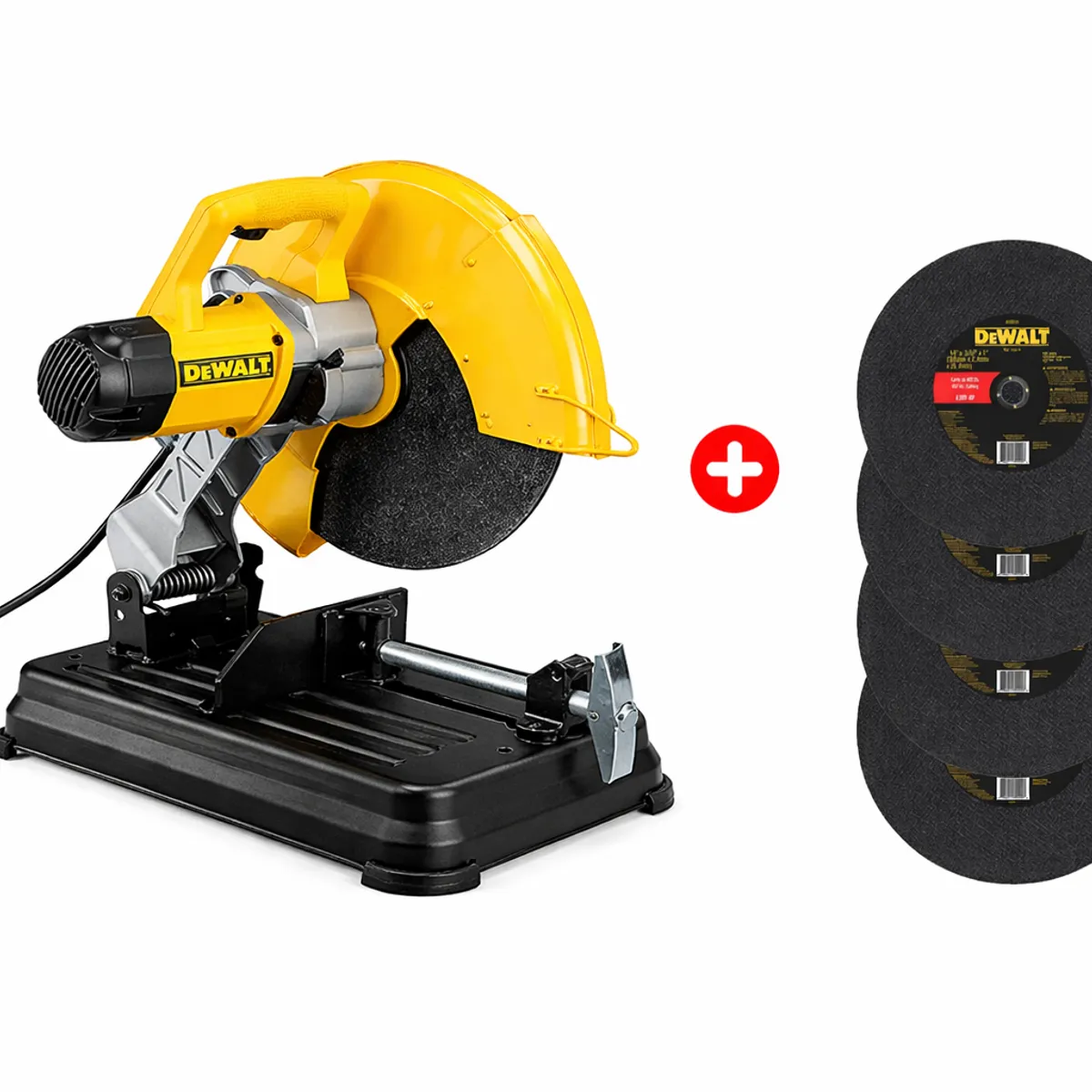 STANLEY - Tronzadora de Metal 14'' 2300W + 4 Discos Dewalt D28730-K4