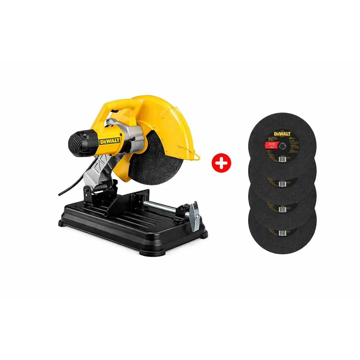 STANLEY - Tronzadora de Metal 14'' 2300W + 4 Discos Dewalt D28730-K4
