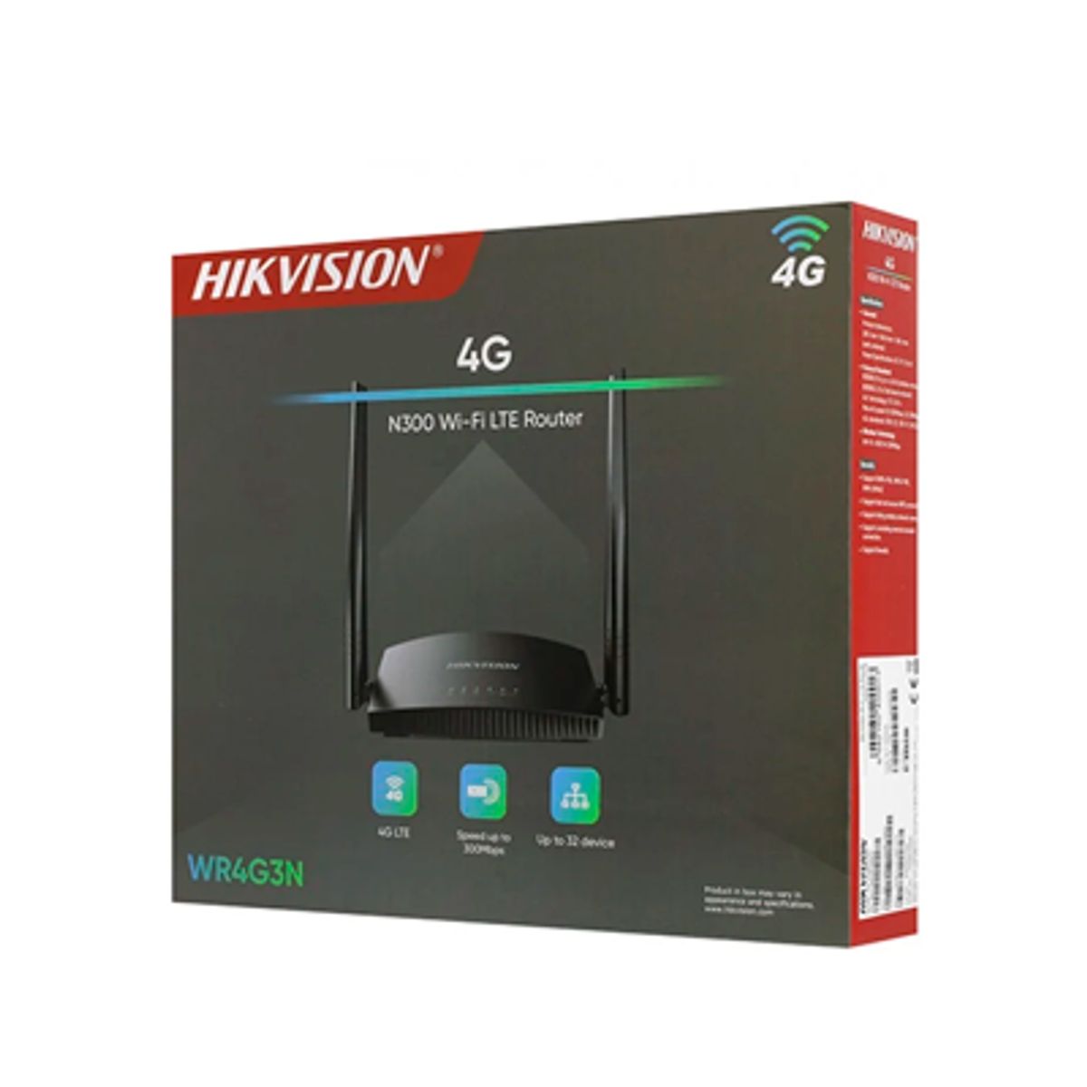 HIKVISION - ROUTER 4G LTE WIFI N300MBPS HK-DS-3WR4G3N