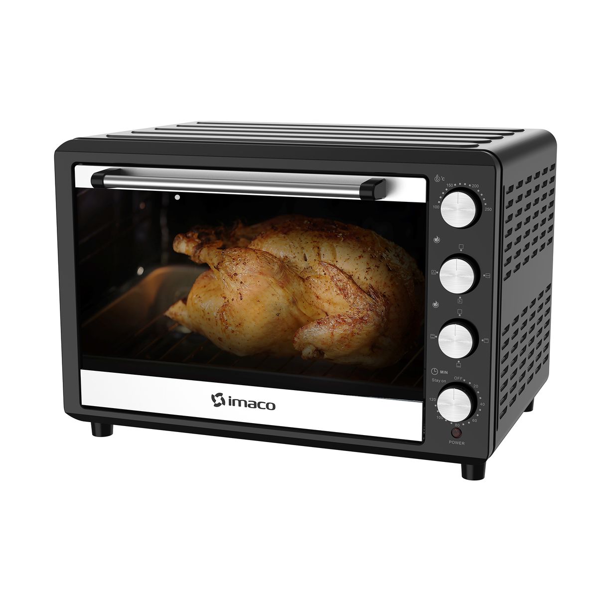 IMACO - Horno eléctrico 66 litros C/rosticero HEB60R Imaco