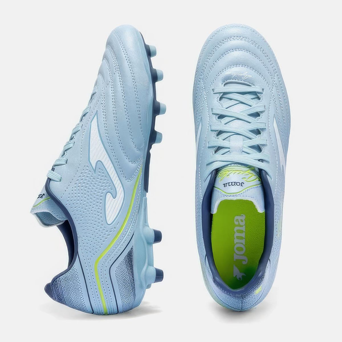 JOMA - Zapatillas Futbol Aguila 2627 FG Celeste Verde