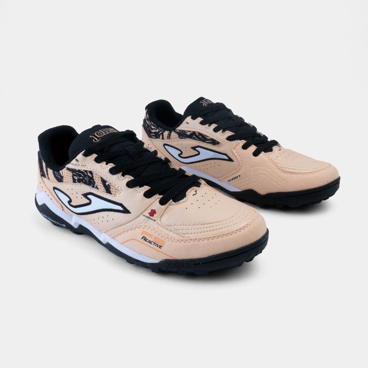 JOMA - Zapatillas Futbol FS Reactive 2608 TF Beige Negro