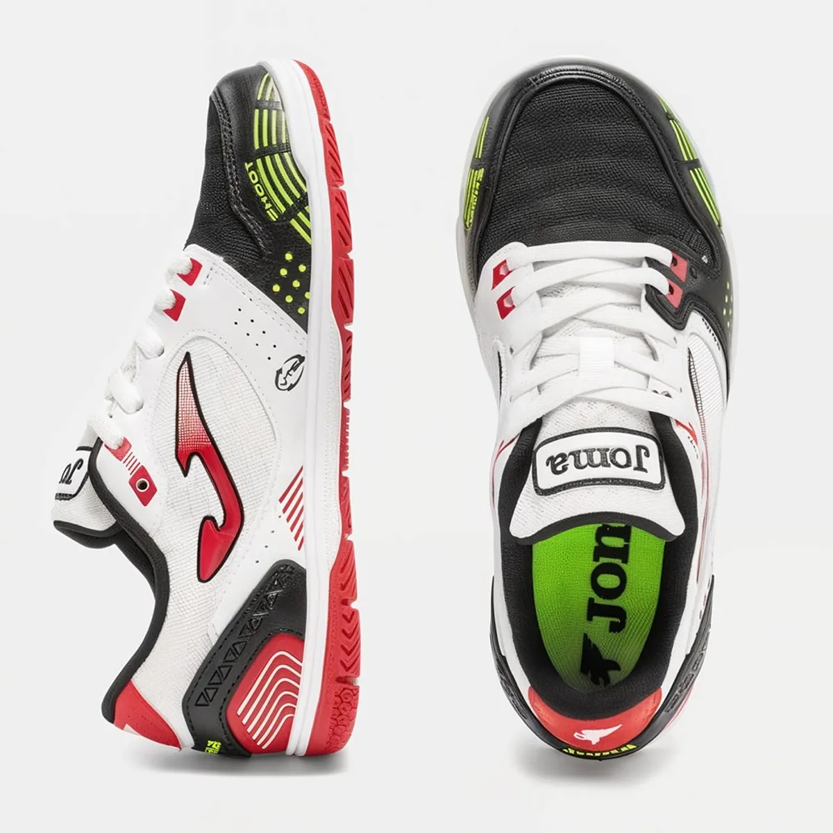 JOMA - Zapatillas Futbol Sala Max Jr 2602 IN Blanco Negro