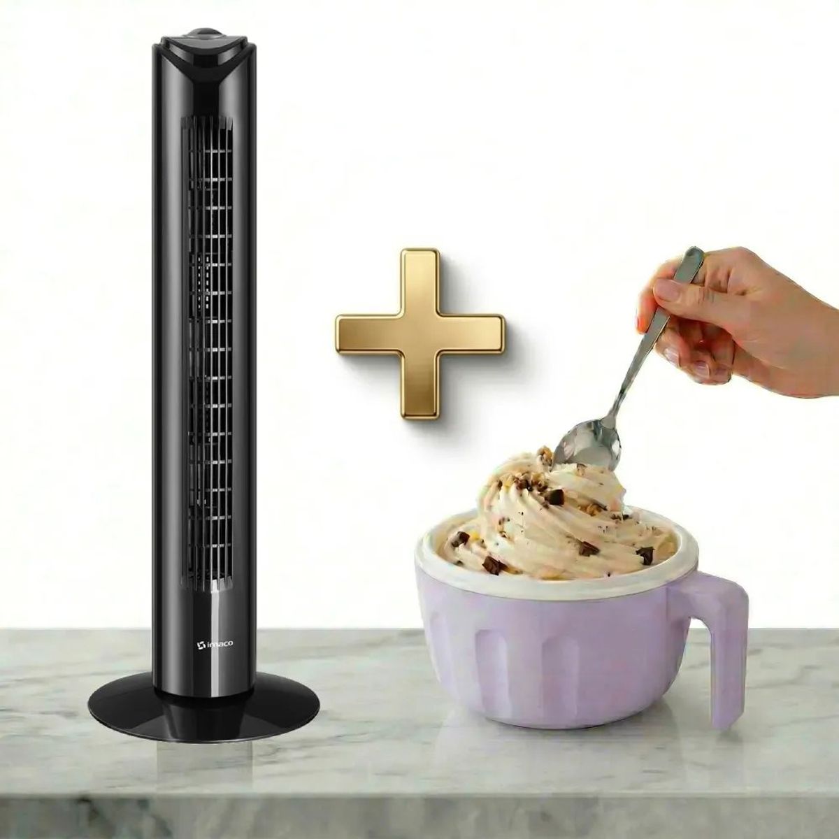 IMACO - ventilador imaco TF2905 + regalo maquina de hacer helado recco