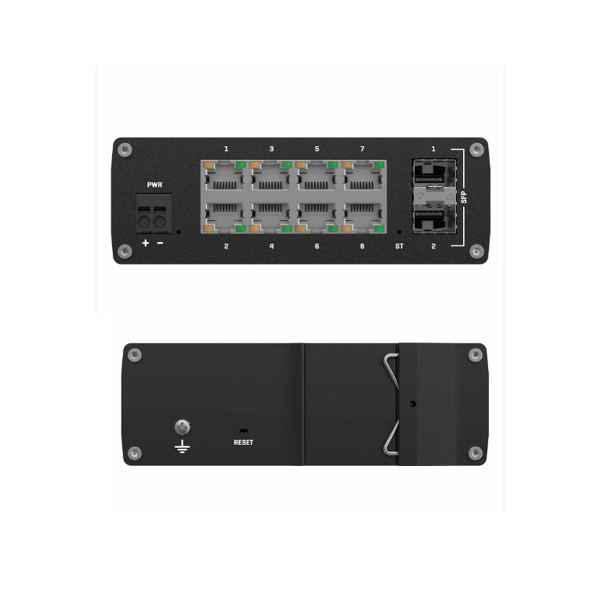 TELTONIKA - SWITCH TELTONIKA TSW212 8 PUERTOS RJ45 COLOR NEGRO P-N TSW212