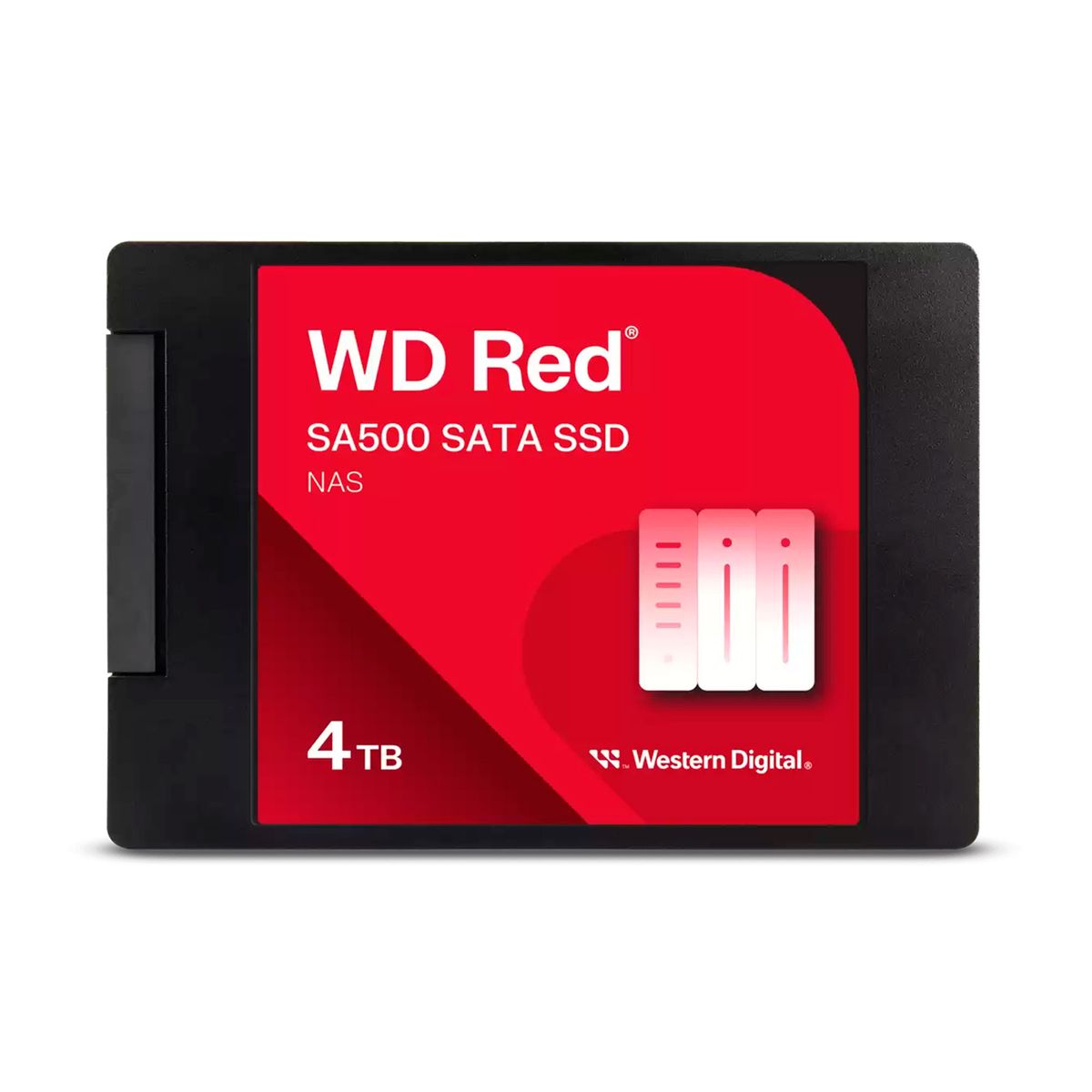 WESTERN DIGITAL - UNIDAD DE ESTADO SOLIDO WESTERN DIGITAL RED SA500 NAS 4TB SATA 2.5 LECTURA 560 MB-S ESCRITURA 520 MB-S P-N WDS400T2R0A