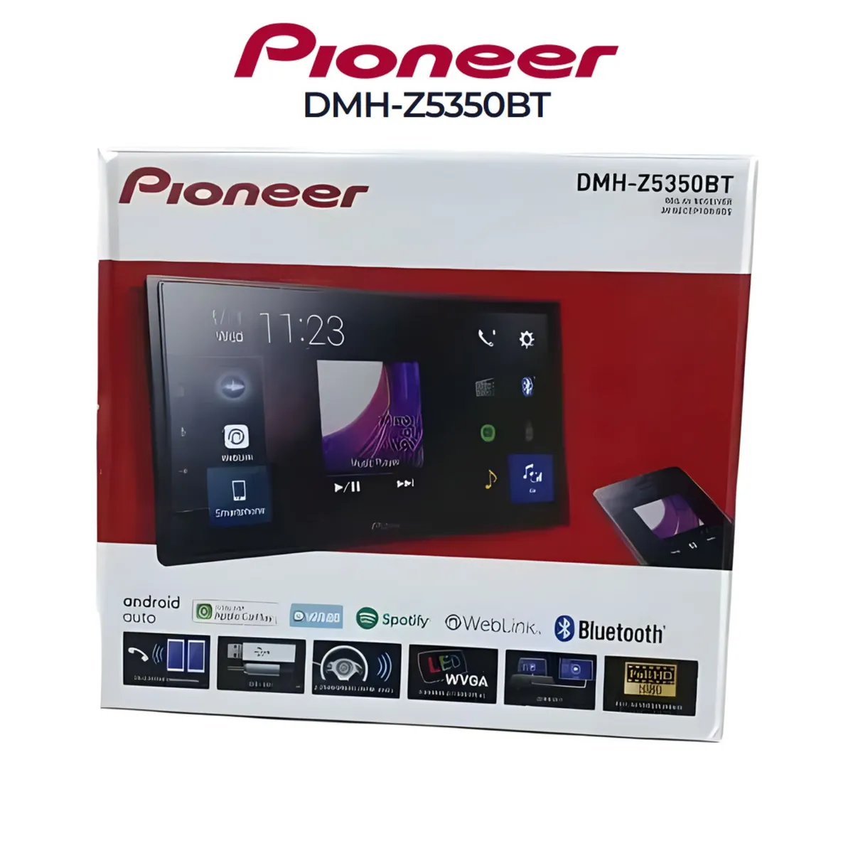 PIONEER - Pantalla Tactil Pioneer 6.8″ Apple CarPlay y Android Auto DMH-Z5350BT