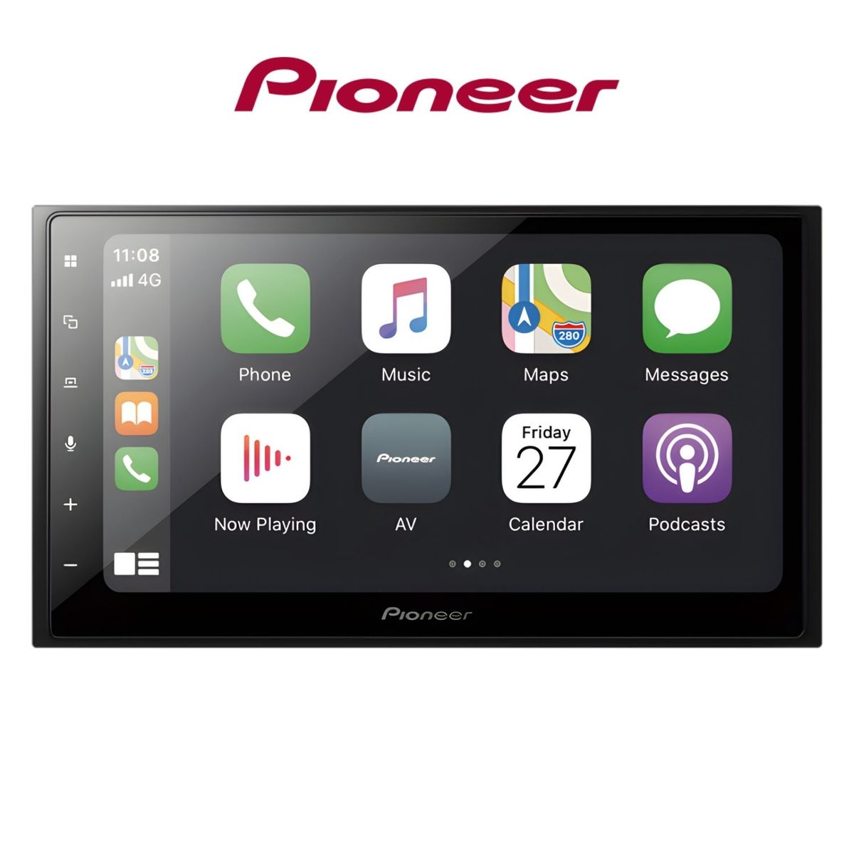 PIONEER - Pantalla Tactil Pioneer 6.8″ Apple CarPlay y Android Auto DMH-Z5350BT