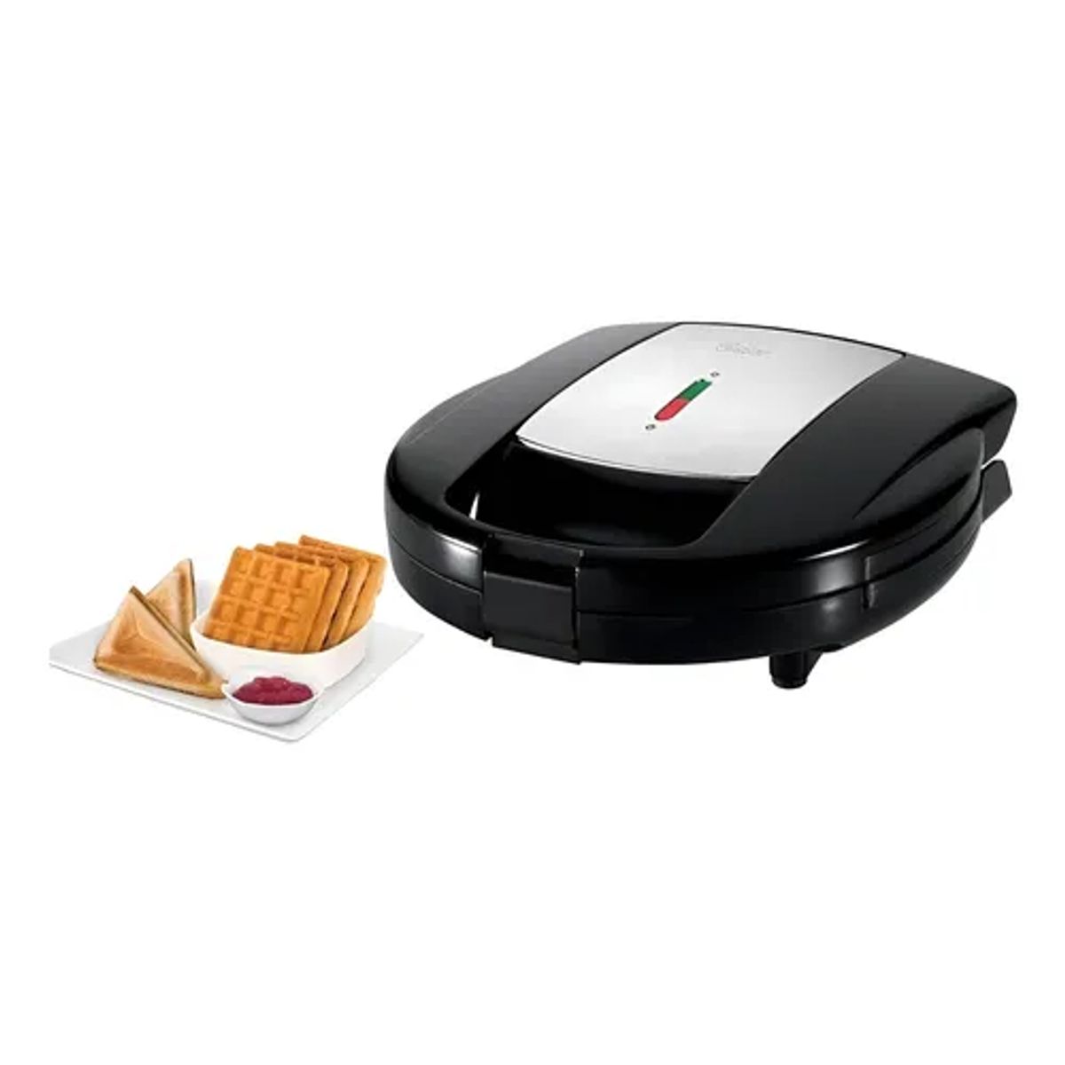 GENERICO - Maquina RAF Electrica para Sandwichera Waflera Sandwiches Antiadherente 1000W RAF