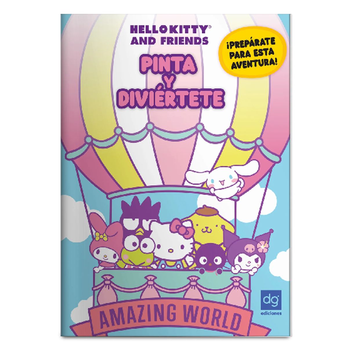 SANRIO - Pack x 2 libros para colorear Hello Kitty