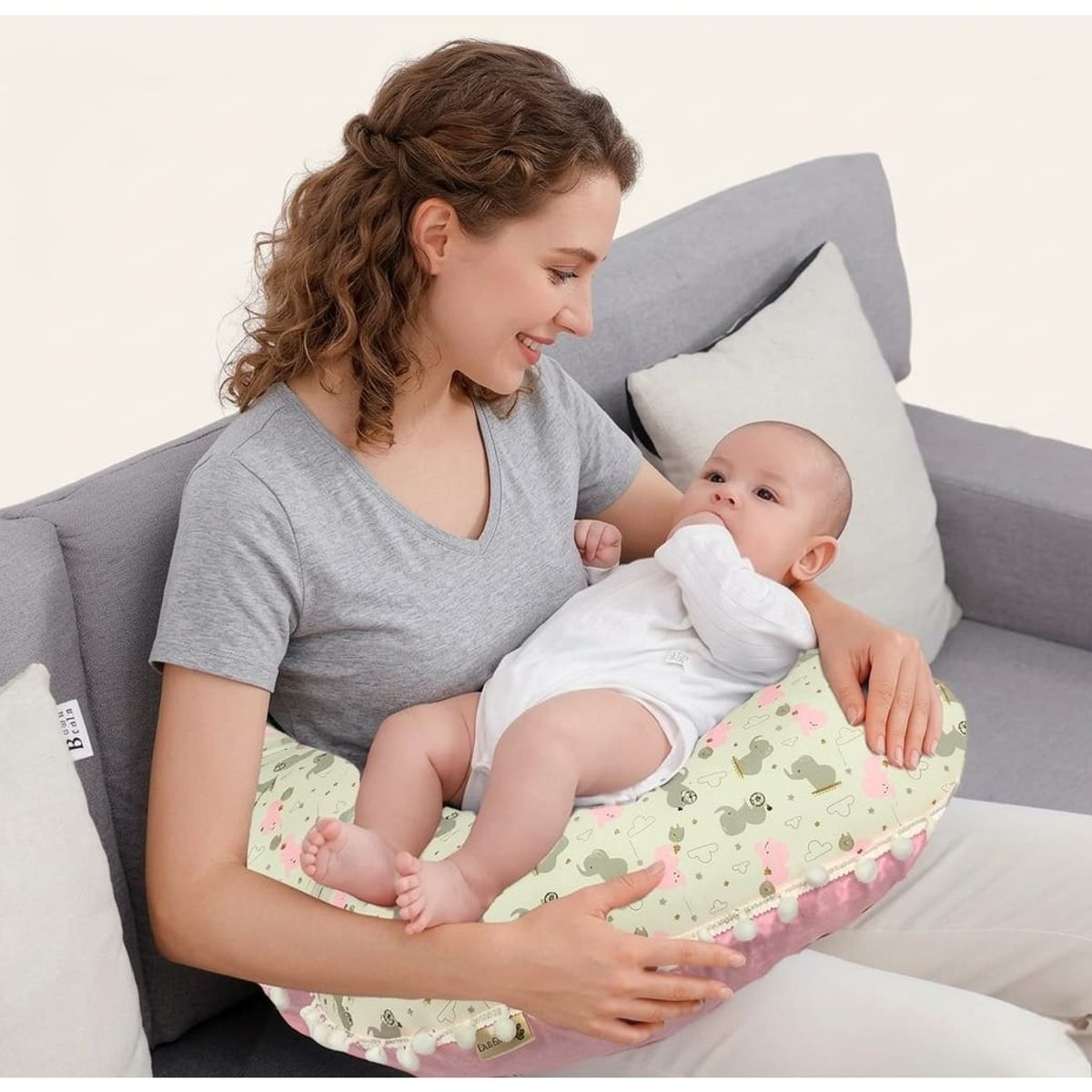 BEBE - Cojin de Lactancia Materina para  Bebe Rosa