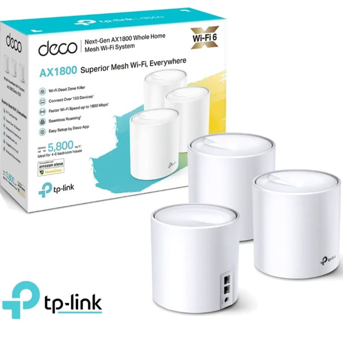 TP LINK - Tp-Link Deco X20 3 Pack Mesh Sistema Wifi 6 AX1800