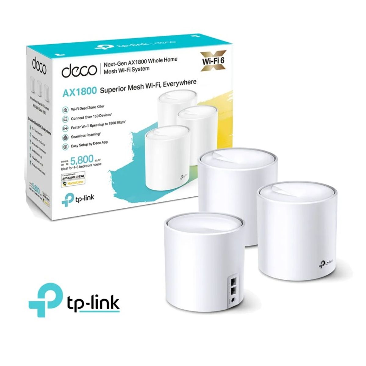 TP LINK - Tp-Link Deco X20 3 Pack Mesh Sistema Wifi 6 AX1800