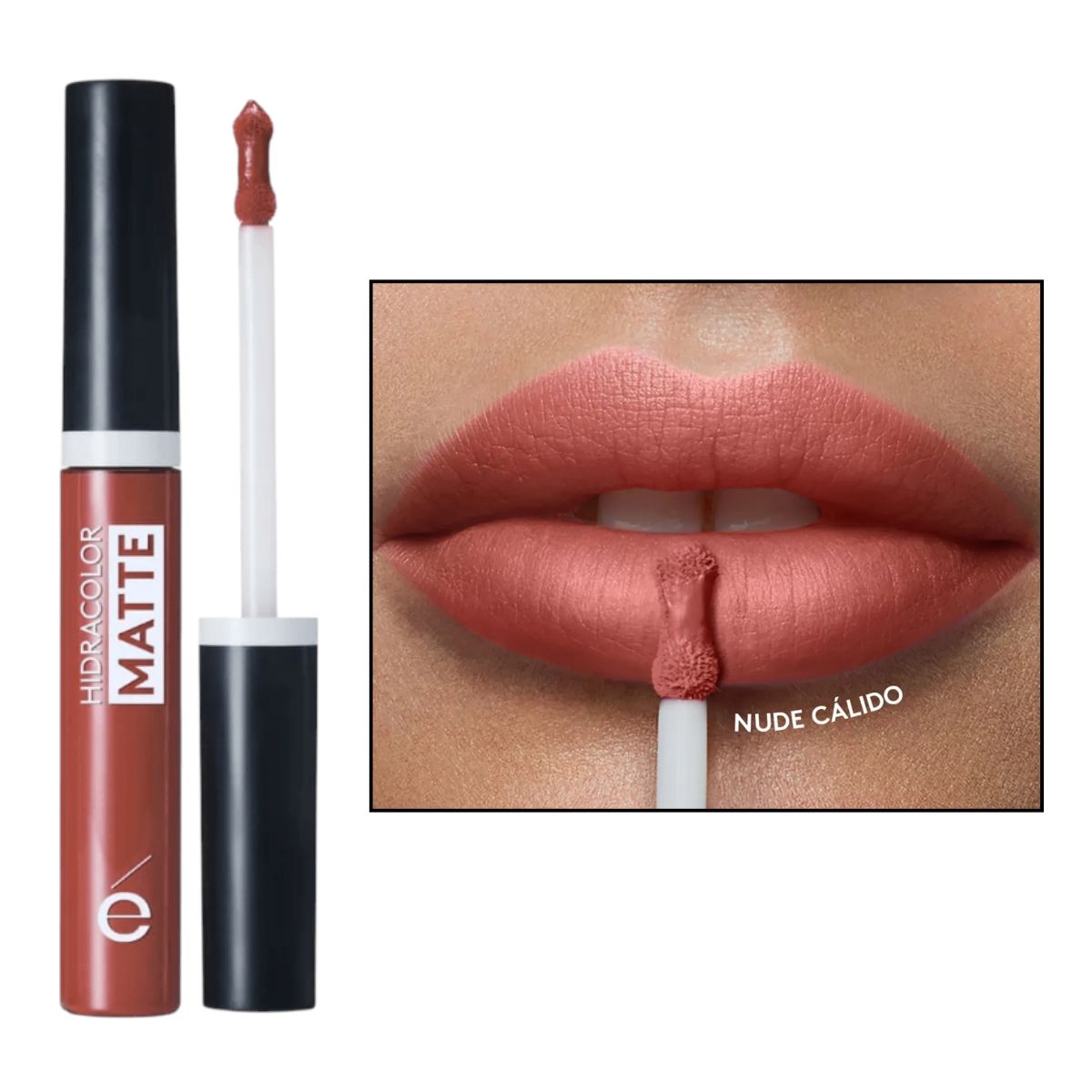 Esika - LABIAL MATE LíQUIDO hidracolor matte nude cálido ésika
