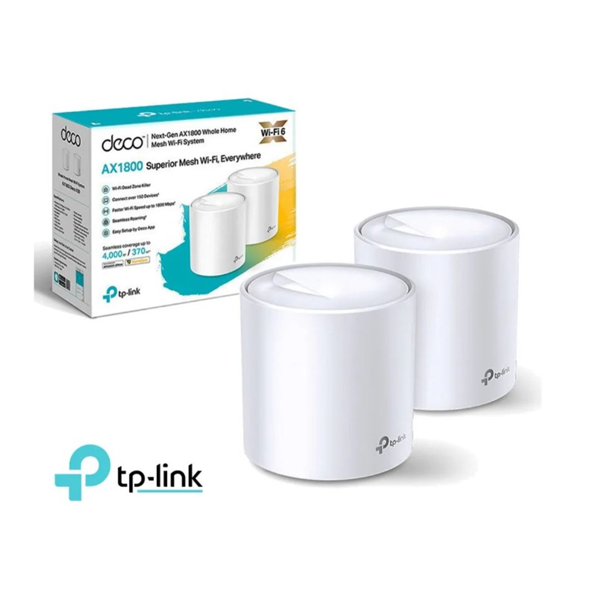 TP LINK - Tp-Link Deco X20 2 Pack Mesh Sistema Wifi 6 AX1800