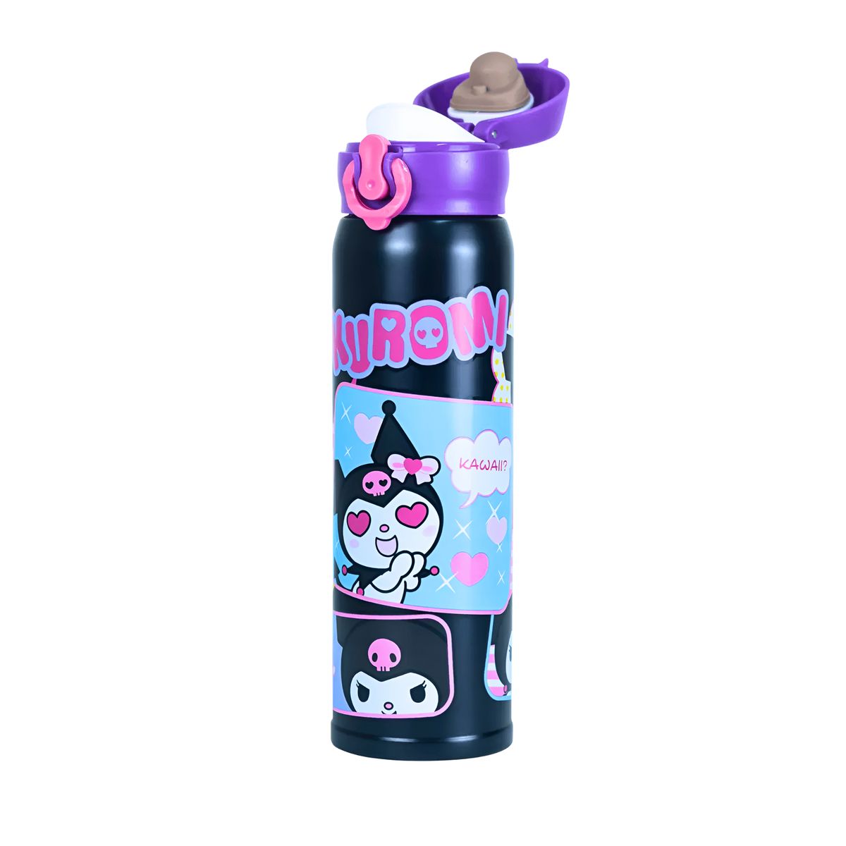 SCOOL - Botella Termo KUROMI 420ml de Acero Inoxidable
