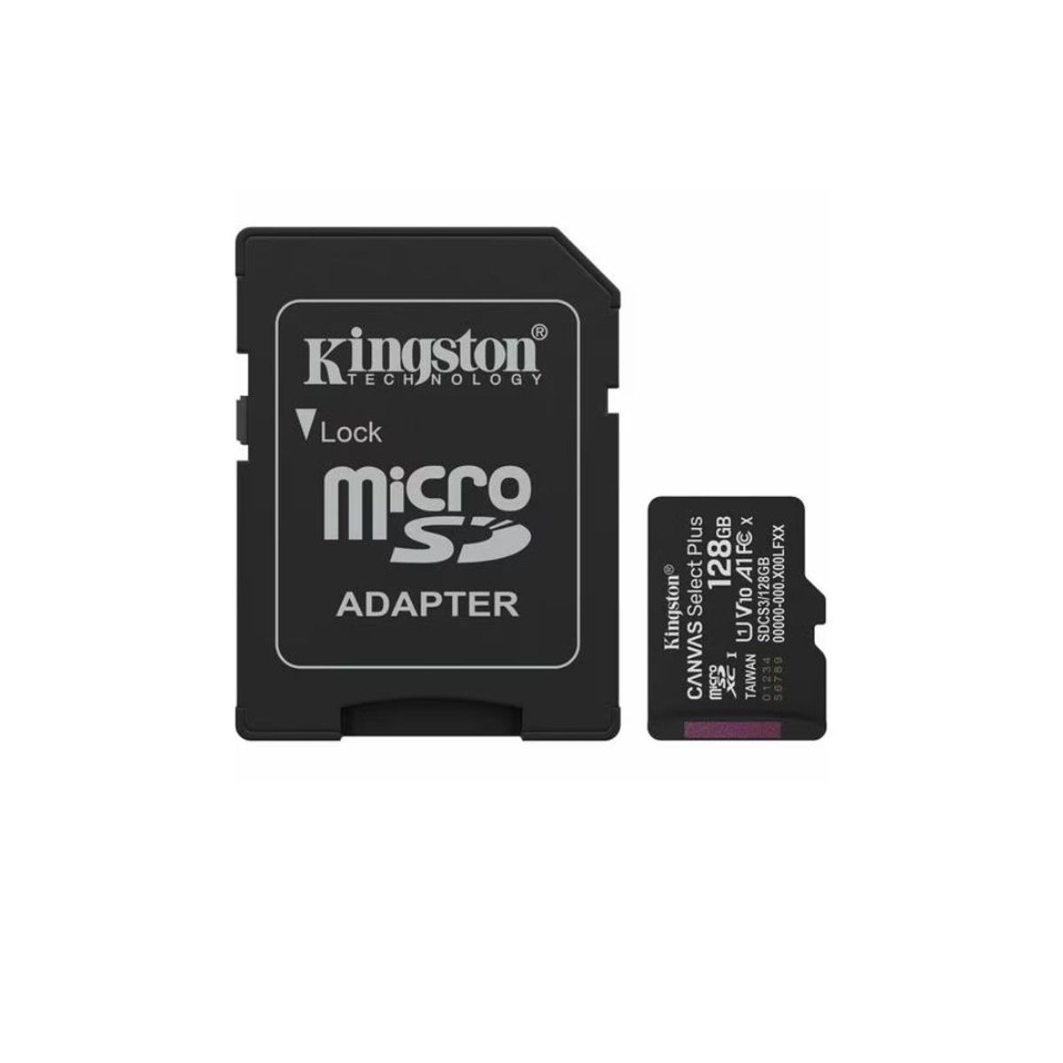 KINGSTON - MEMORIA MICROSD KINGSTON 128GB CANVAS SELECT PLUS 150MB/S CLASE 10