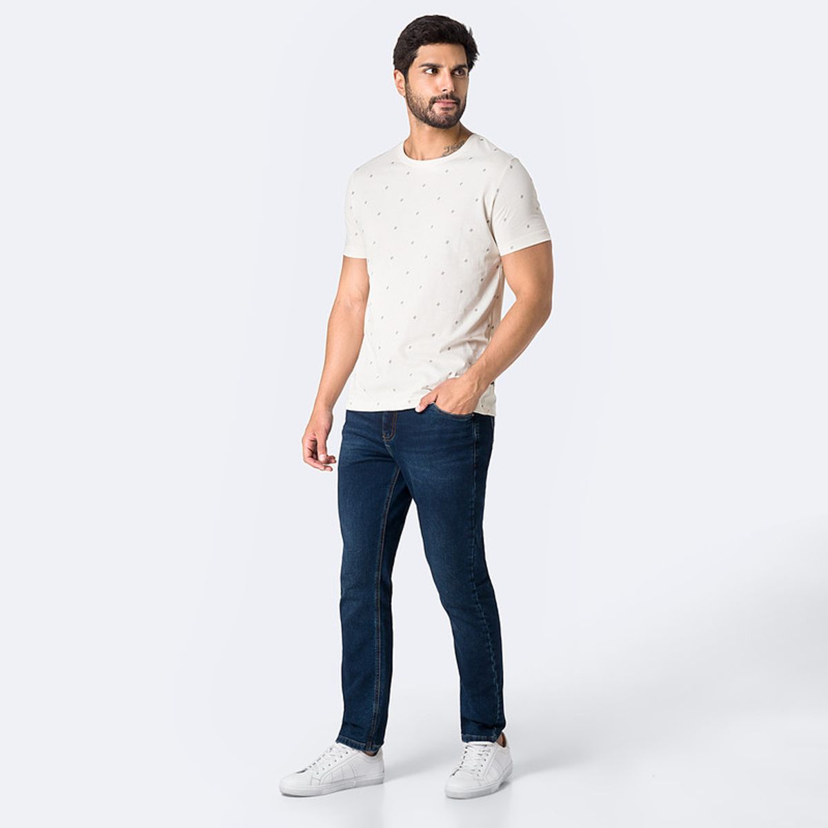 PIONIER - Pantalon Moda Haiddar D Denim Stretch Hombre