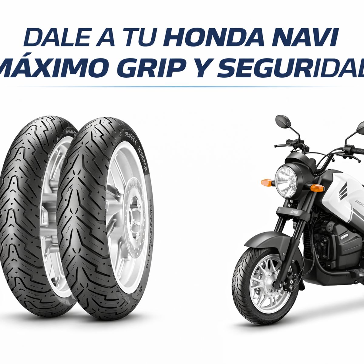 LLANTAS PARA HONDA NAVI PIRELLI ANGEL SCOOTER 90-90-12 y 100-90-10, marca PIRELLI - Foto 2