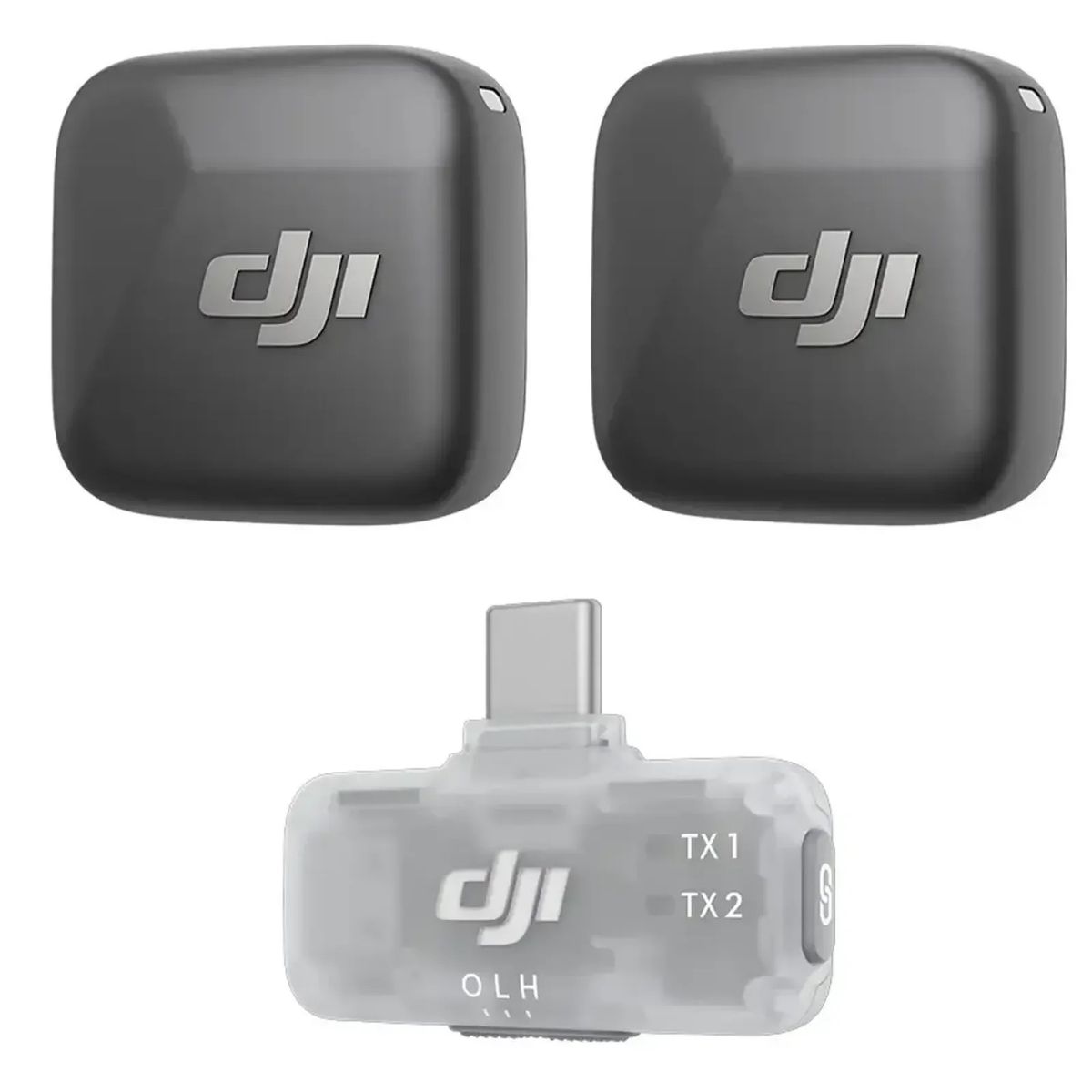 DJI - DJI Mic Mini (2 Tx + 1 Rx Movil) Micrófono Inalámbrico para iPhone 17 16 15 Android Cancelación