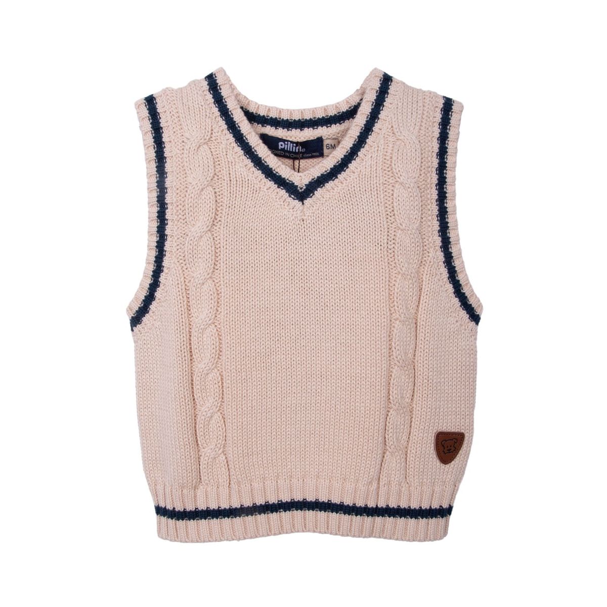 Pillin - Chompa Bebé Niño Arena TALLA 6M