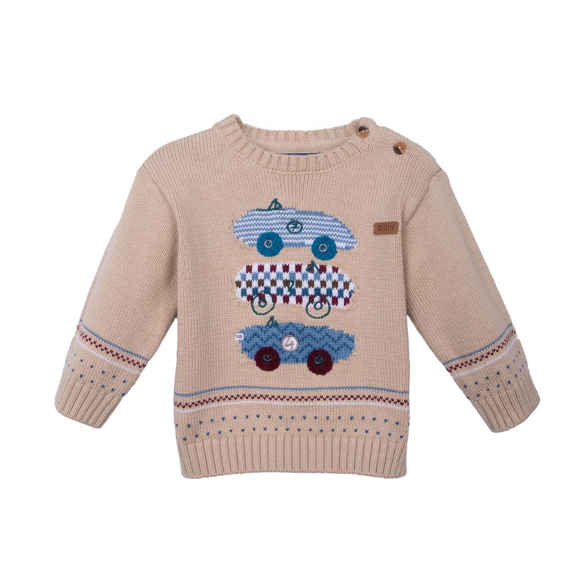 Pillin - Chompa Bebé Niño Arena TALLA 12M PVD907-26ARE12M
