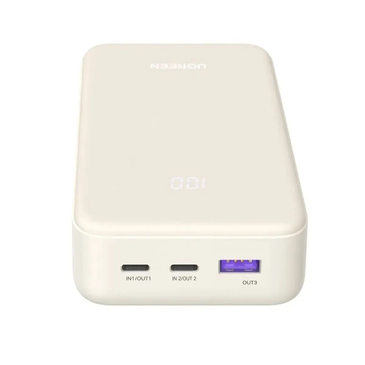 UGREEN - Power Bank Ugreen PB531 20000 Mah Carga Rápida Bidireccional de 30W Beige